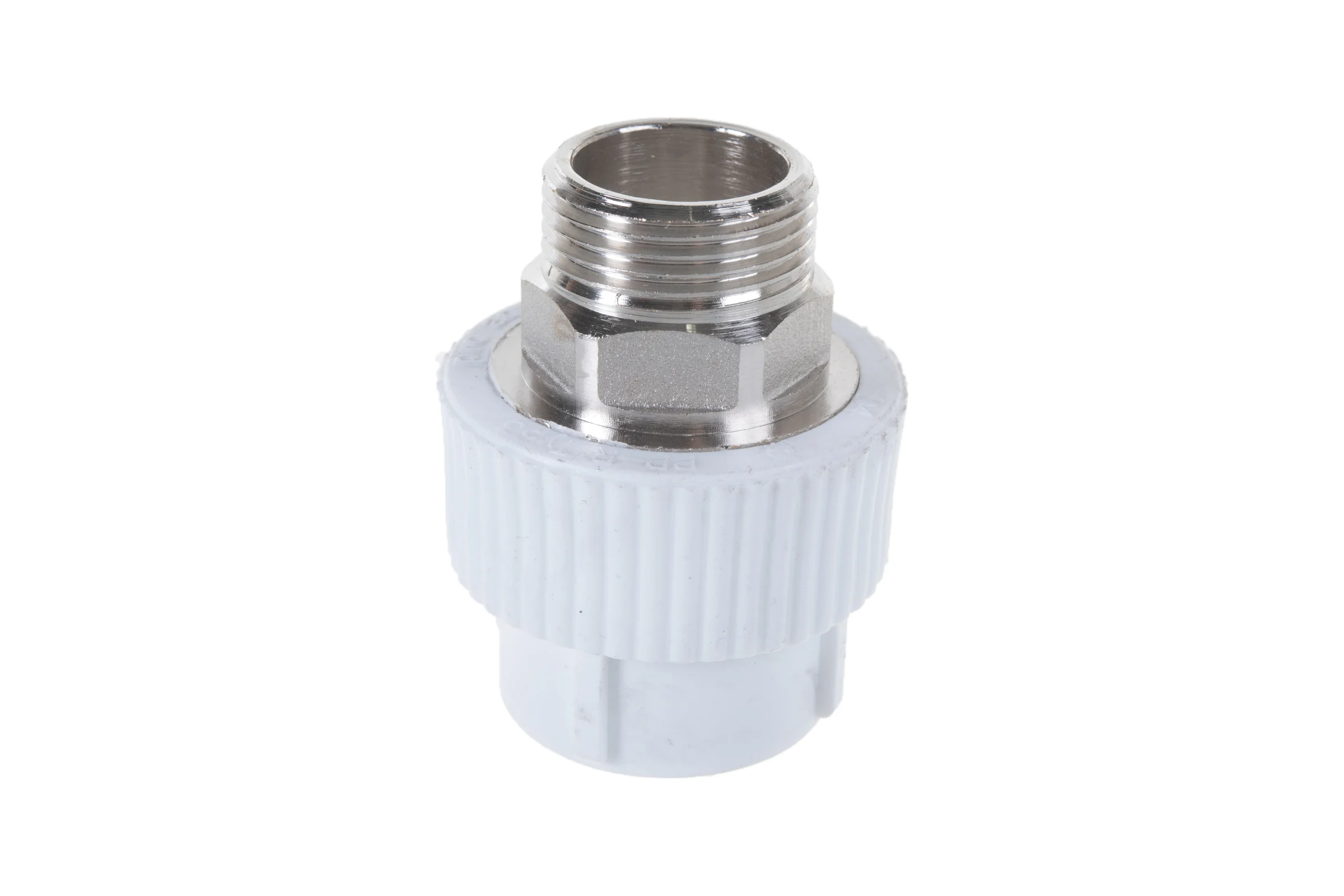 Комбинированная муфта под ключ PRO AQUA PP-R НР белая d-32 мм 1" PA23518Pb