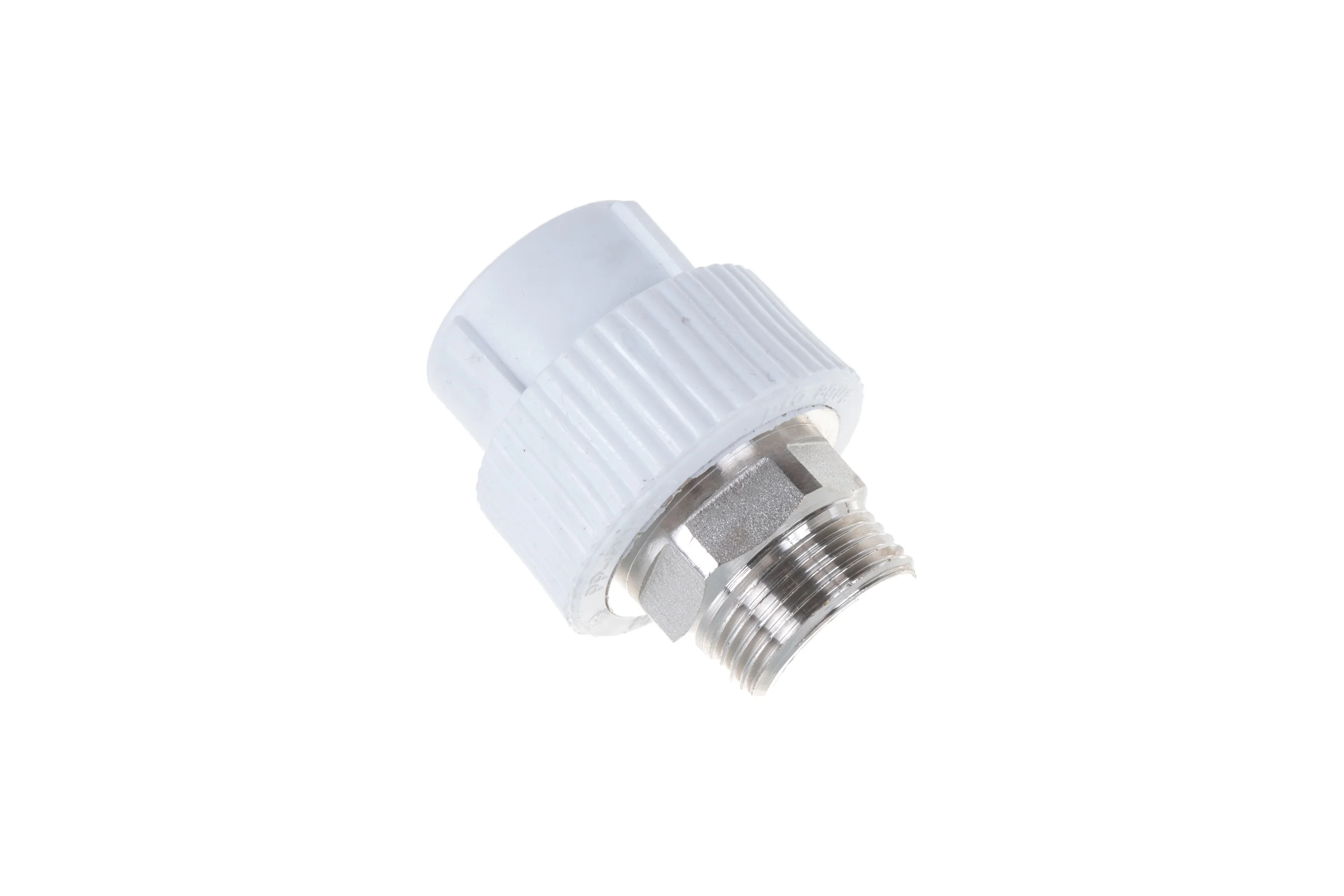Комбинированная муфта под ключ PRO AQUA PP-R НР белая d-32 мм 1" PA23518Pb