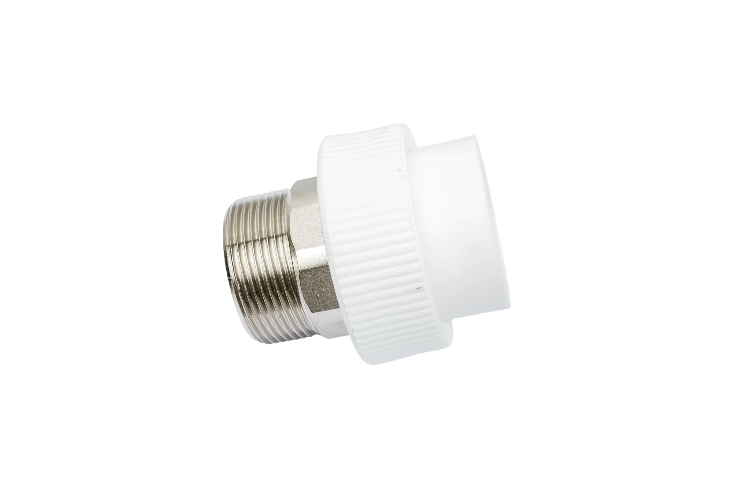 Комбинированная муфта под ключ PRO AQUA PP-R НР белая d-40 мм 1 1/2" PA23521Pb