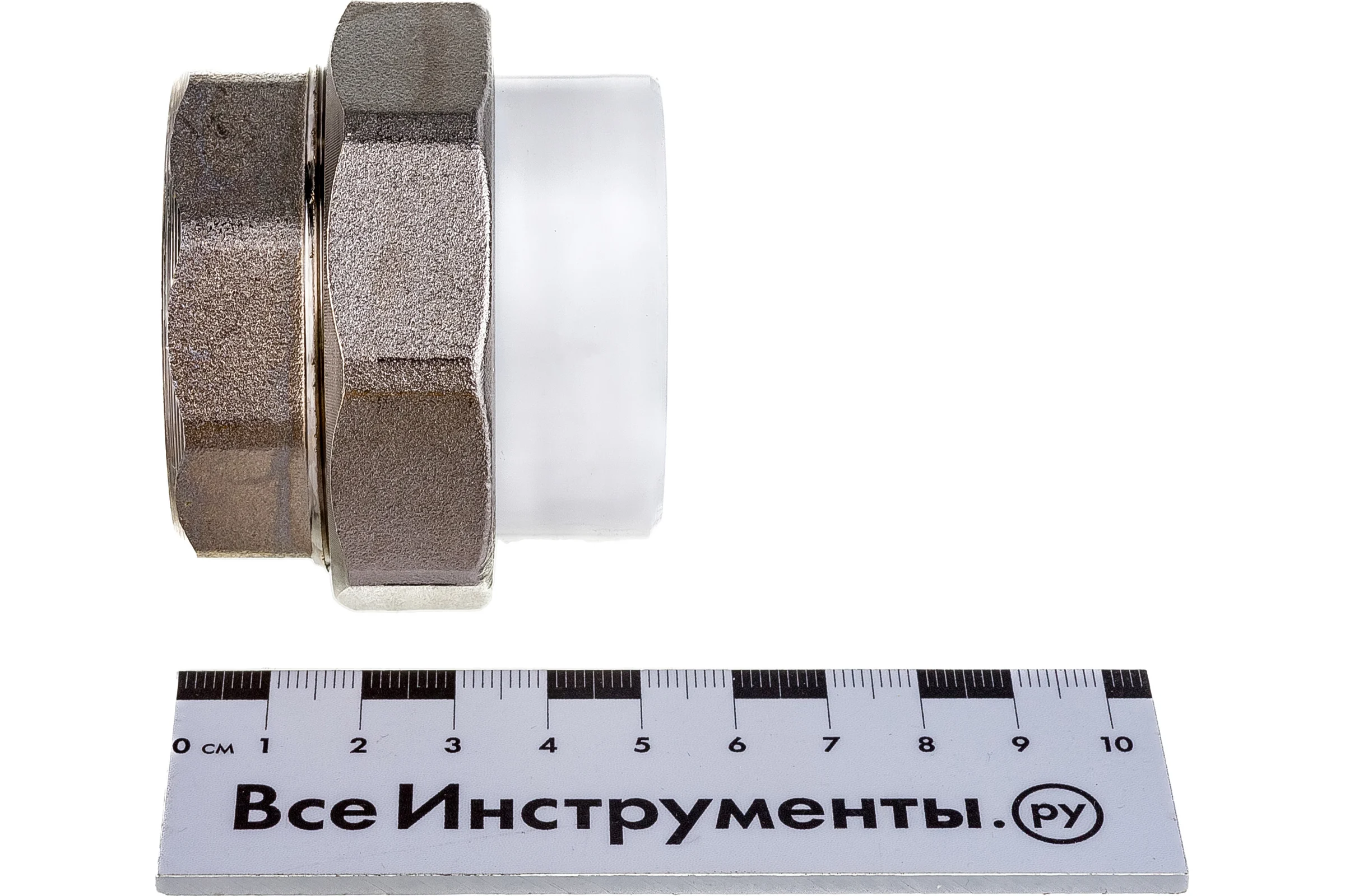 Комбинированная разъемная муфта (американка) PRO AQUA PP-R ВР белая d-40 мм 1 1/2" PA20021b