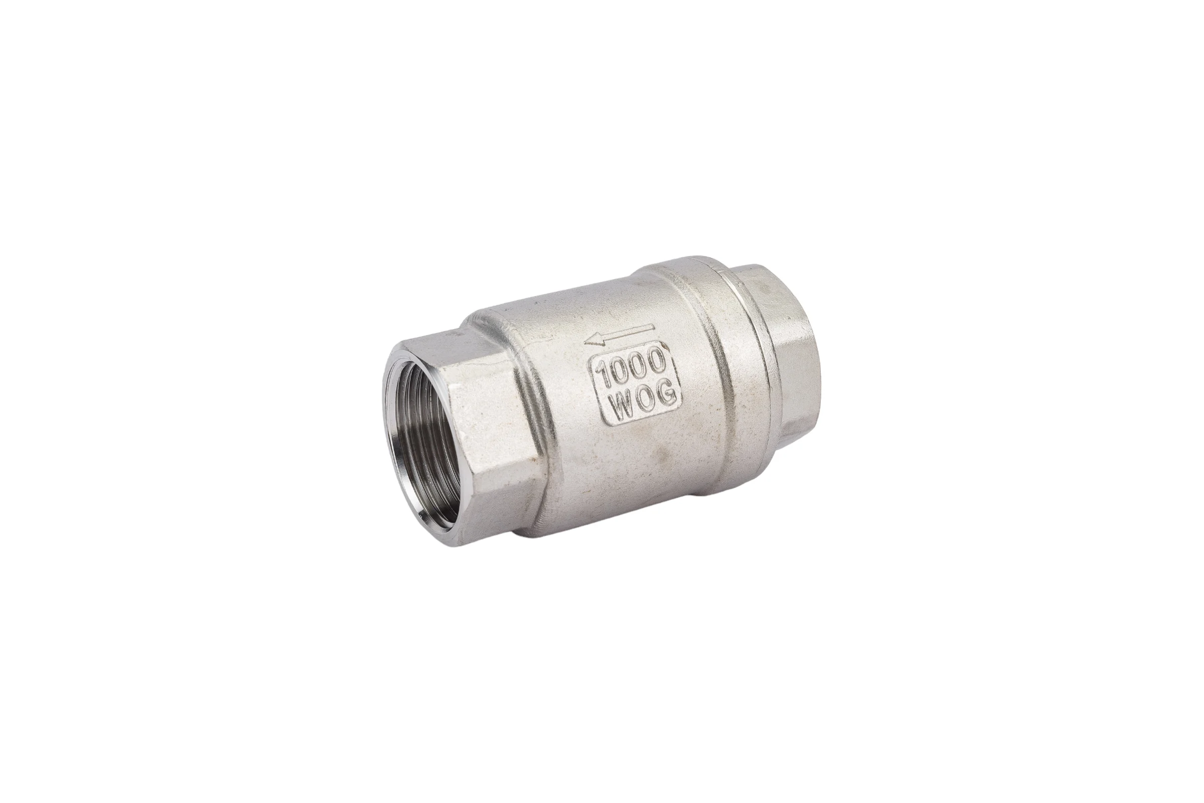 Обратный клапан TITAN LOCK  муфтовый нержавеющий AISI304, ВР/ВР 1", TL1FCV