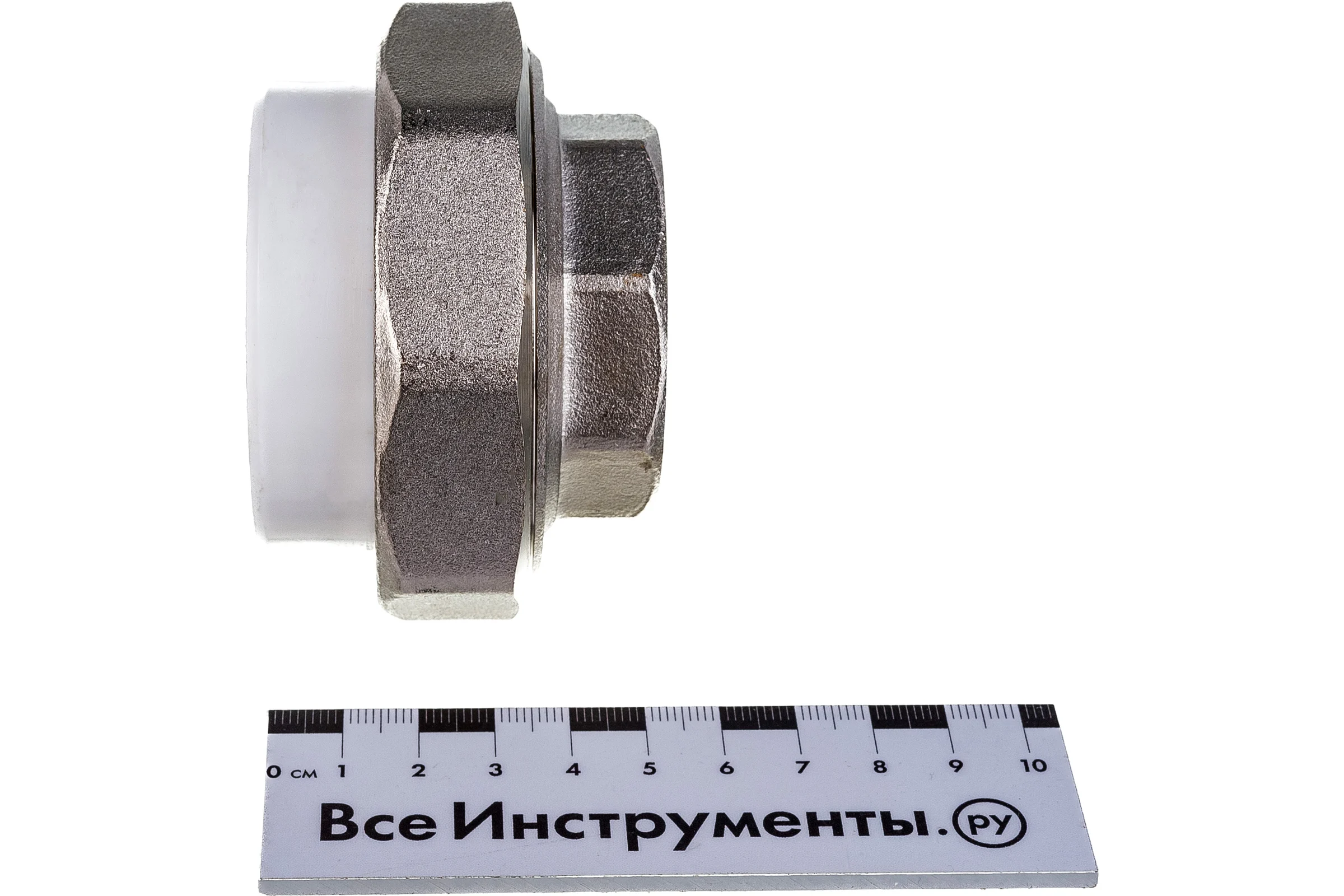 Комбинированная разъемная муфта (американка) PRO AQUA PP-R ВР белая d-50 мм 1 1/2" PA20022b