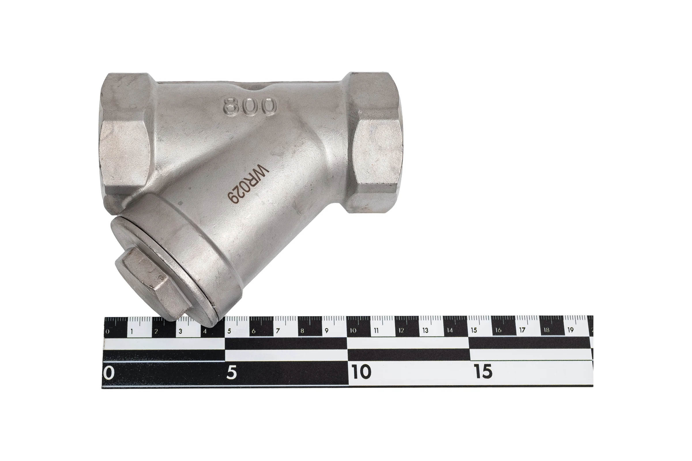 Обратный клапан TITAN LOCK  У-образный нержавеющий AISI304, ВР/ВР 1 1/2", TL1.1/2ACV