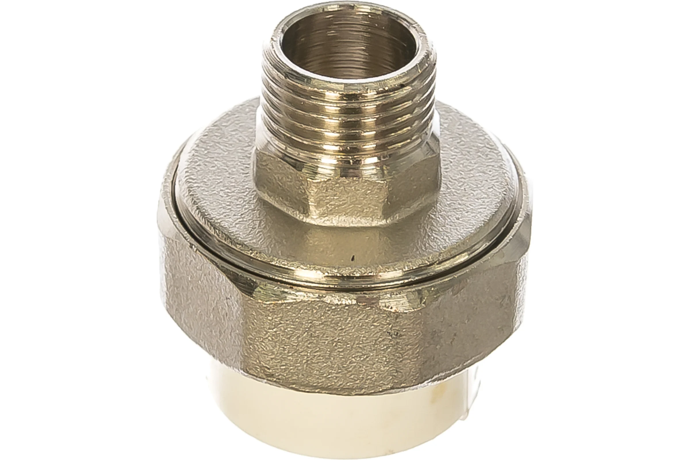 Комбинированная разъемная муфта (американка) PRO AQUA PP-R НР белая d-25 мм 1/2" PA21012b