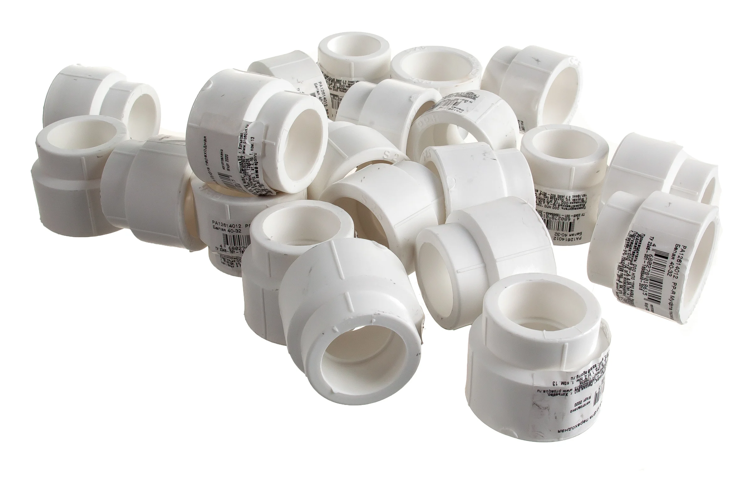 Переходная муфта PRO AQUA PP-R белая 40-32 мм PA12614012b