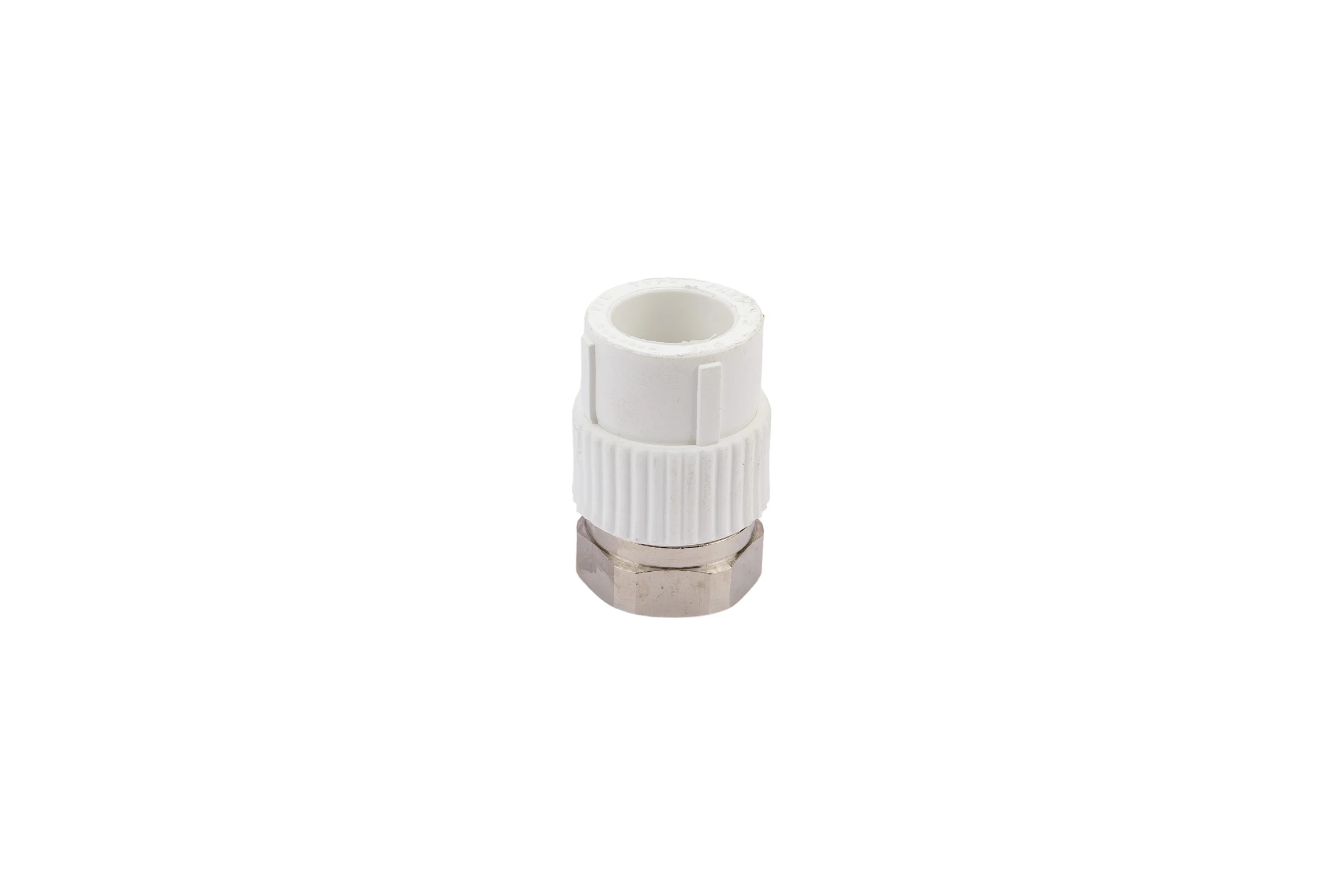 Муфта с накидной гайкой PRO AQUA PP-R белая d-25 мм 1" PA29015b