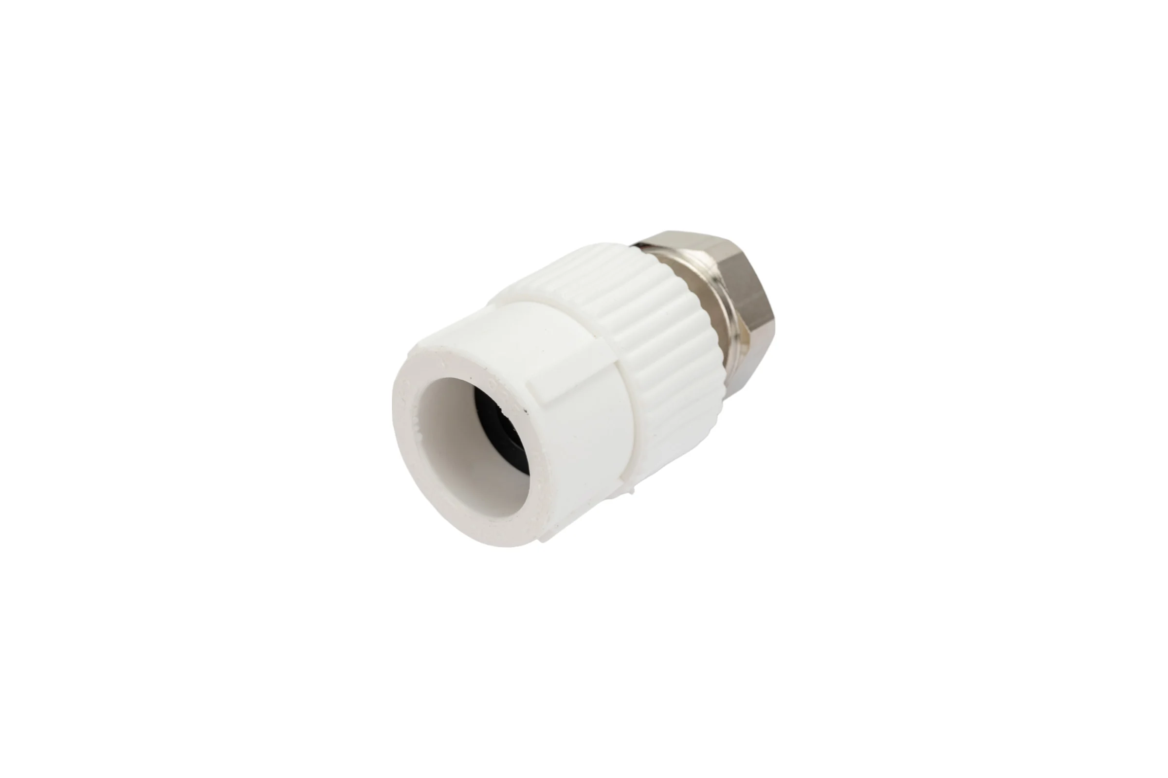 Муфта с накидной гайкой PRO AQUA PP-R белая d-25 мм 3/4" PA29014b