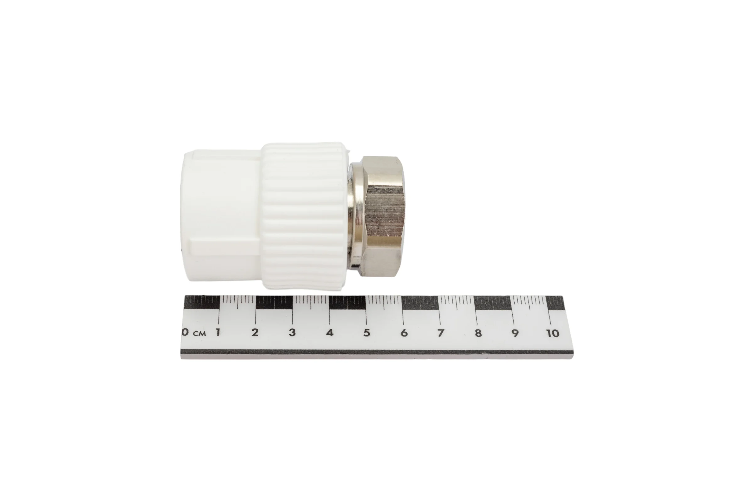 Муфта с накидной гайкой PRO AQUA PP-R белая d-25 мм 3/4" PA29014b