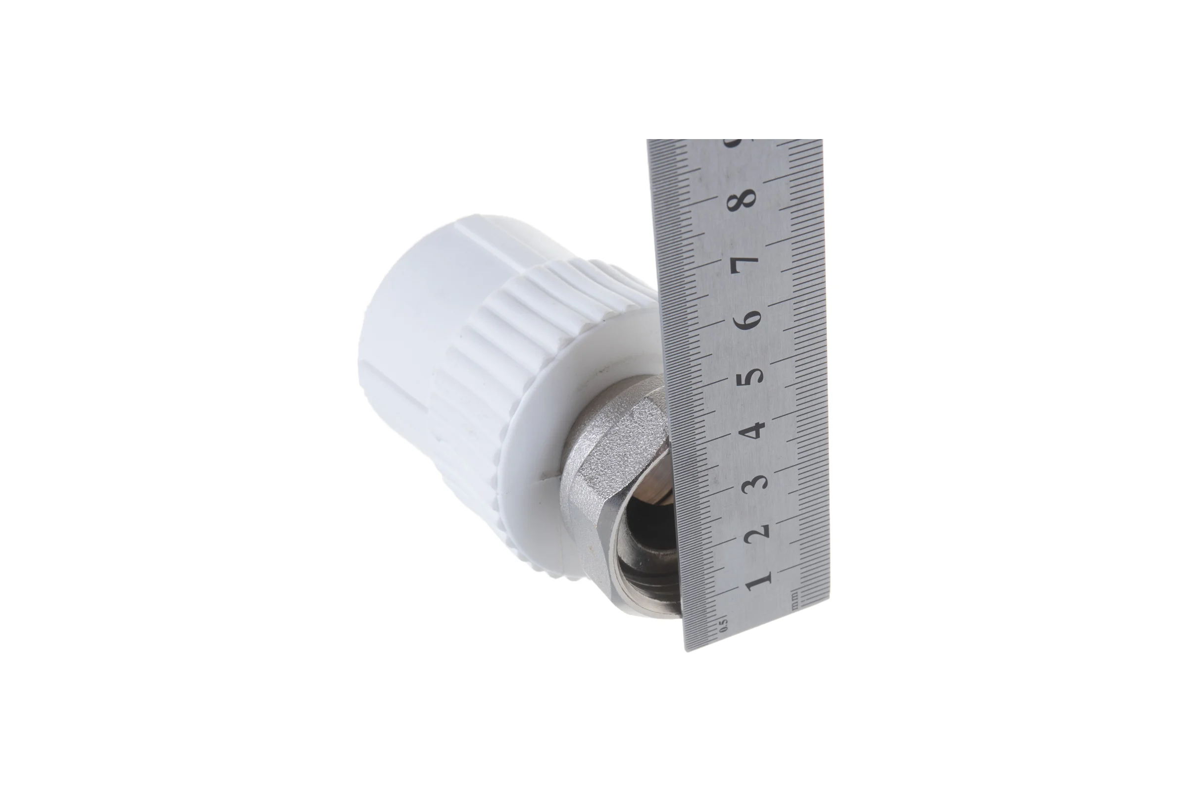Муфта с накидной гайкой PRO AQUA PP-R белая d-32 мм 1" PA29018b