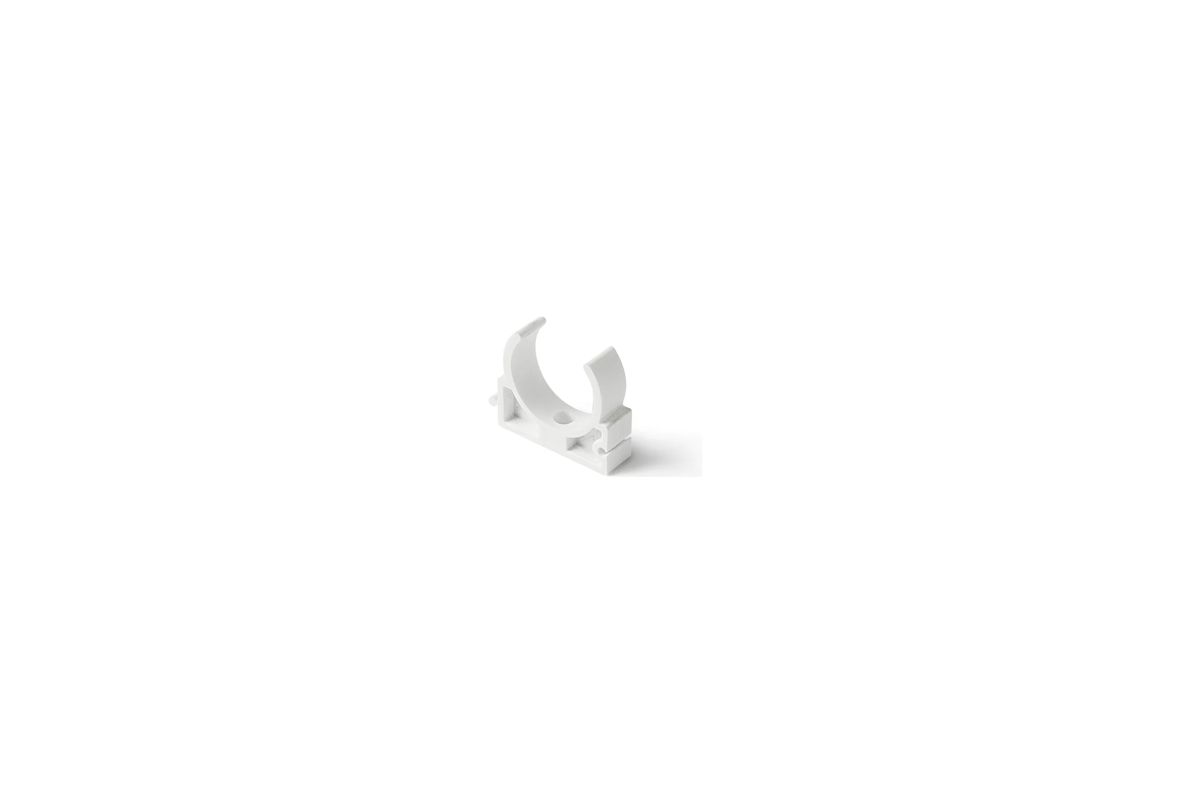 Одинарная опора PRO AQUA PP-R белая d-40 мм PA18014Pb