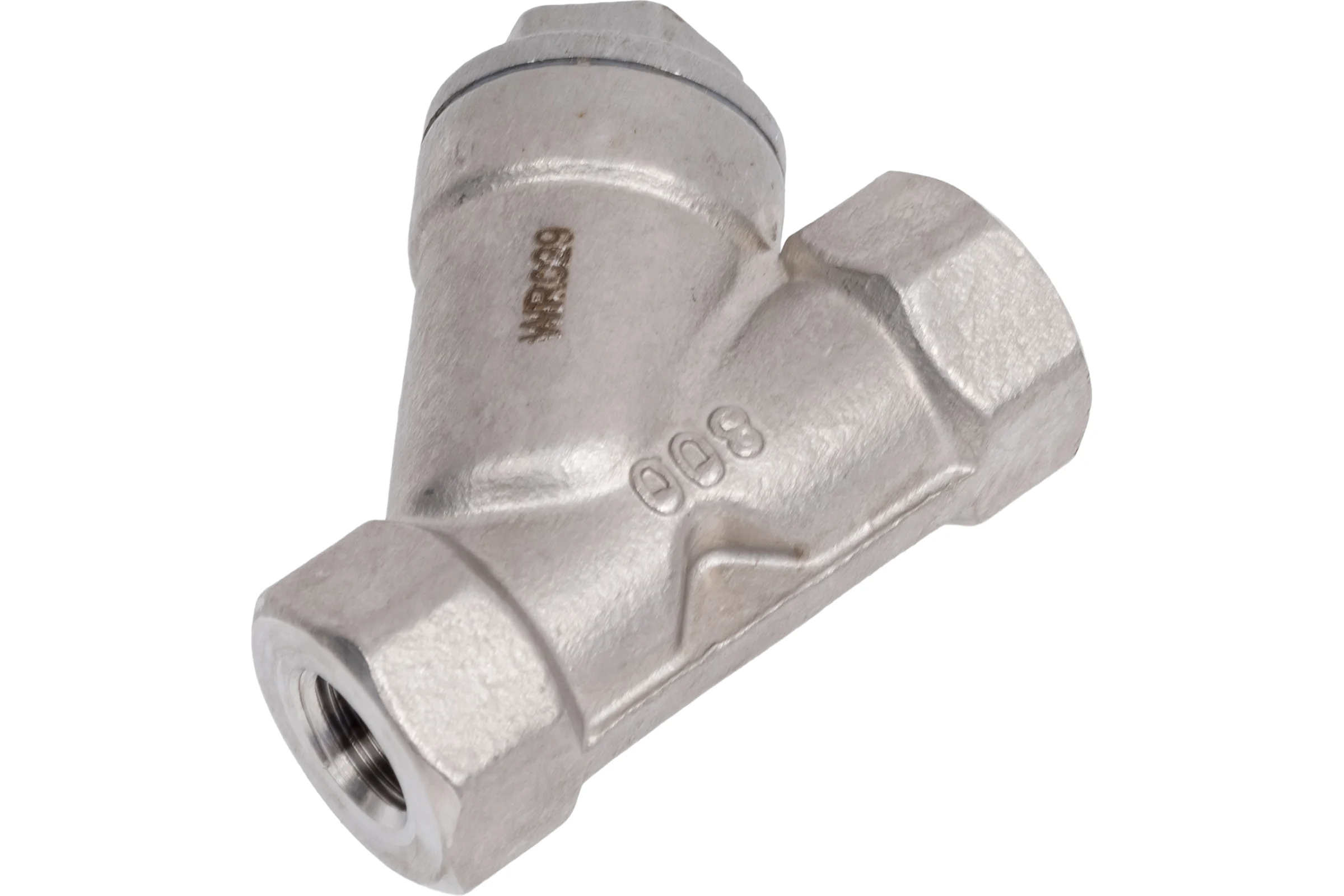 Обратный клапан TITAN LOCK  У-образный нержавеющий AISI304, ВР/ВР 1/4", TL1/4ACV