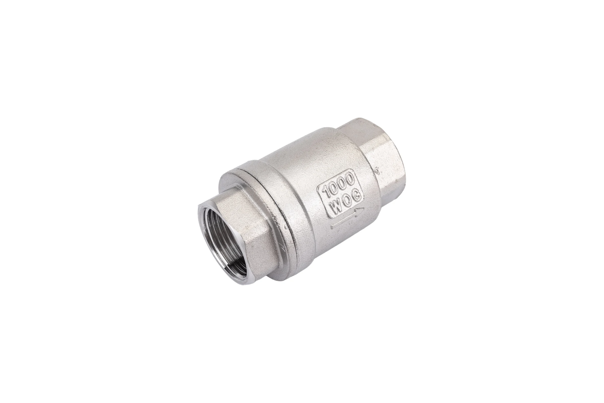 Обратный клапан TITAN LOCK  муфтовый нержавеющий AISI304, ВР/ВР 3/4", TL3/4FCV