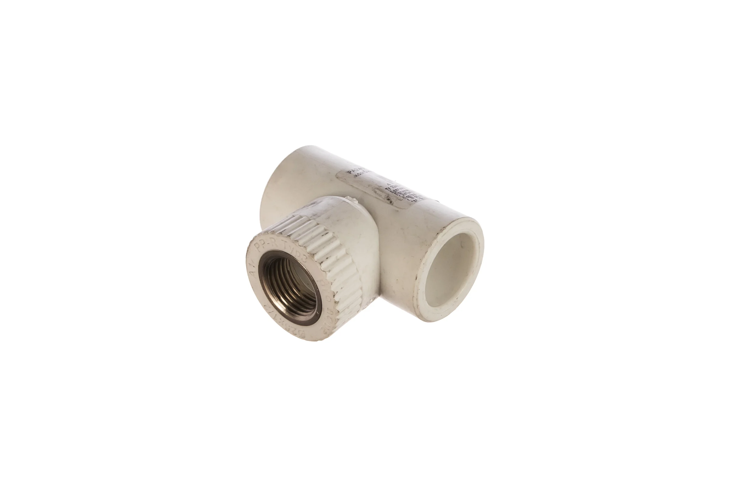 Комбинированный тройник PRO AQUA PP-R ВР белый 25 мм 1/2" PA24012Pb