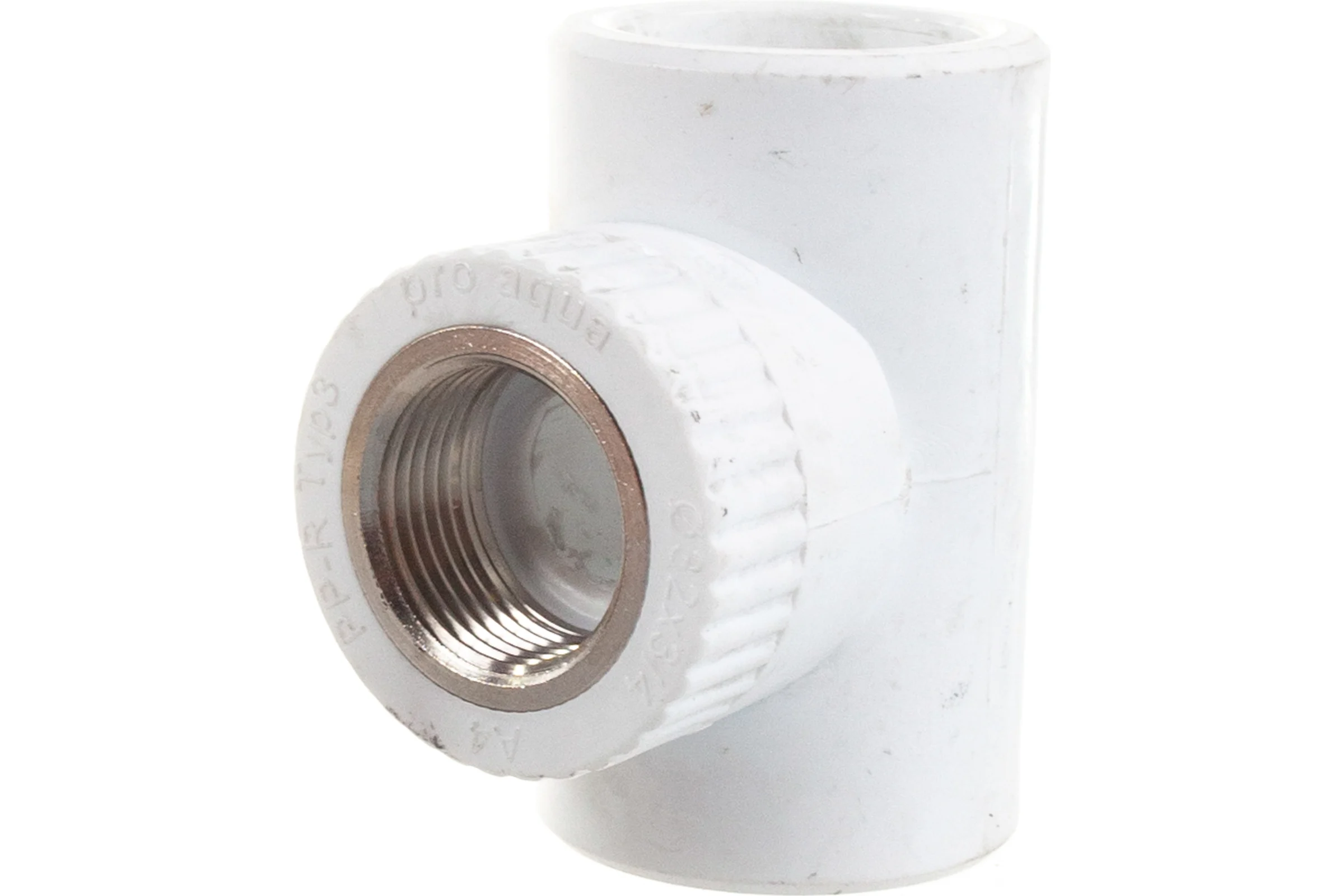 Комбинированный тройник PRO AQUA PP-R ВР белый 32 мм 3/4" PA24016Pb