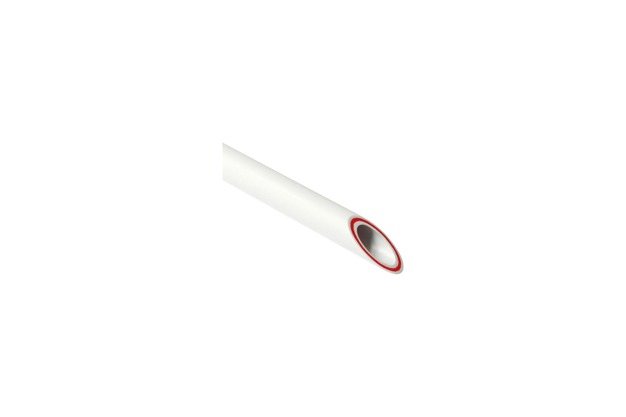 Армированная стекловолокном труба PRO AQUA PP-R RUBIS SDR 7.4 Белая 4 м d-20 мм PA35008P
