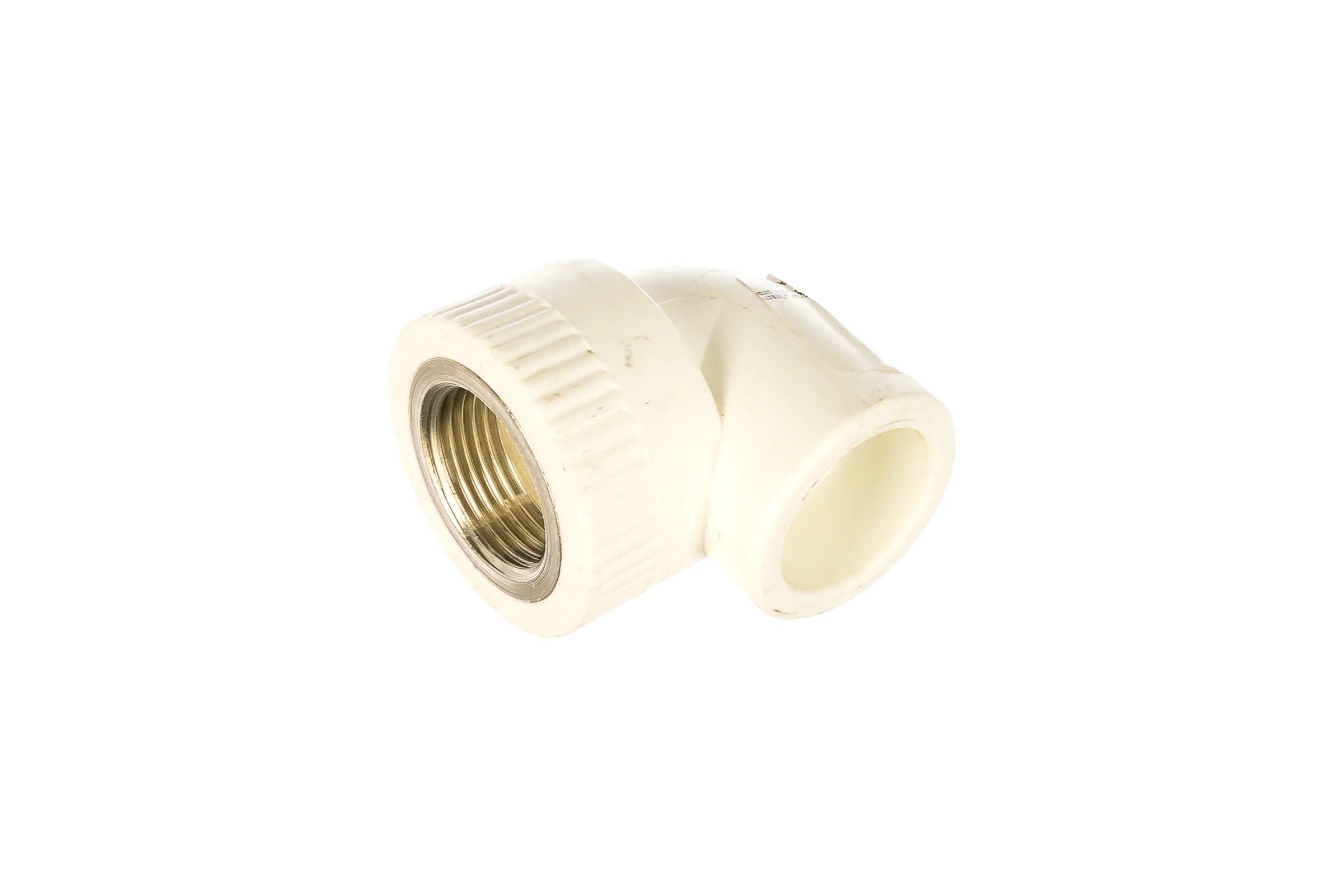 Комбинированный угольник PRO AQUA PP-R ВР белый, 32 мм, 1" PA26018Pb