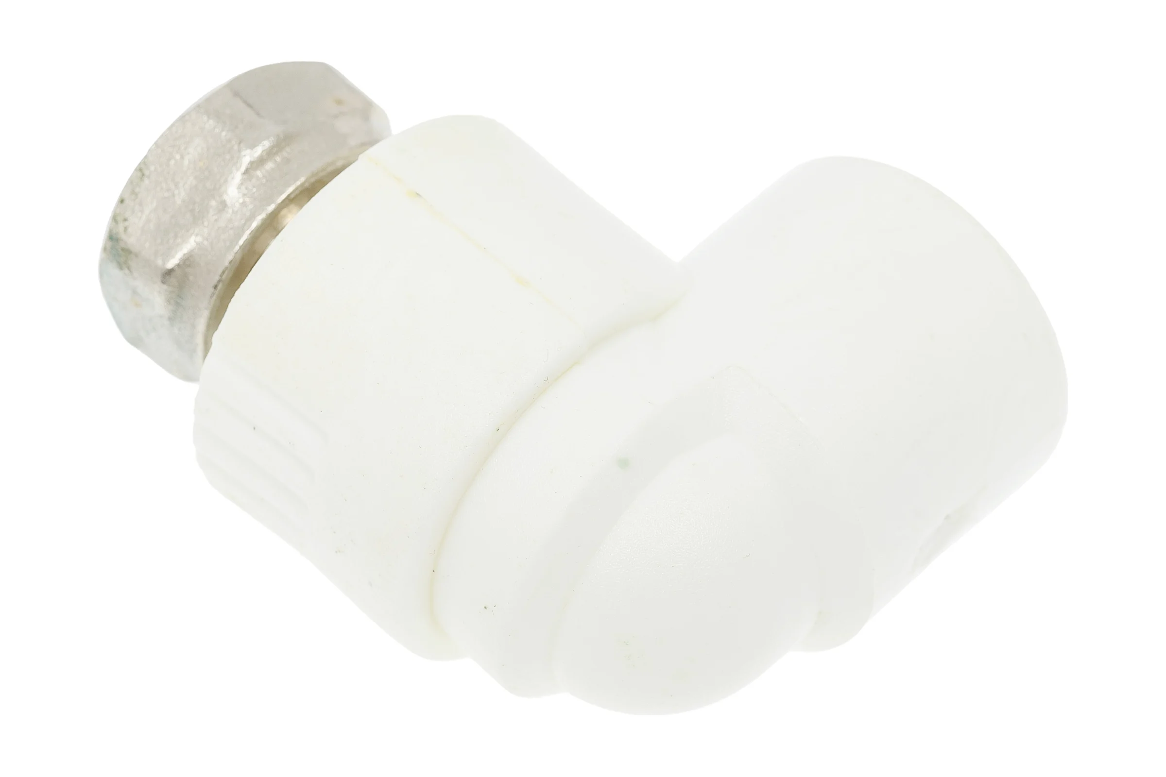 Угольник с накидной гайкой PRO AQUA PP-R Белый 20 мм 1/2" PA29208b
