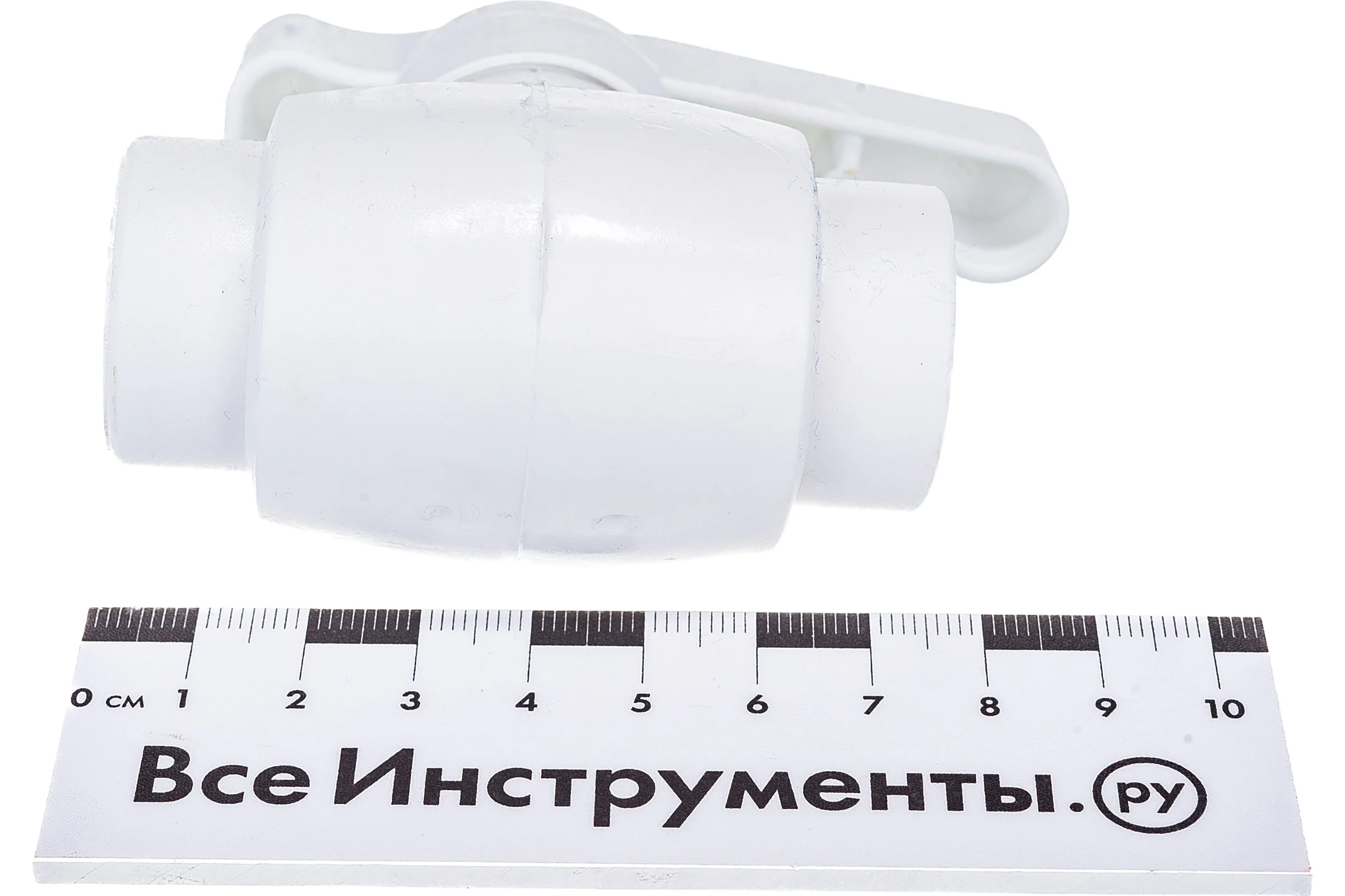 Полнопроходной шаровой кран PRO AQUA PP-R белый d-20 мм PA40008