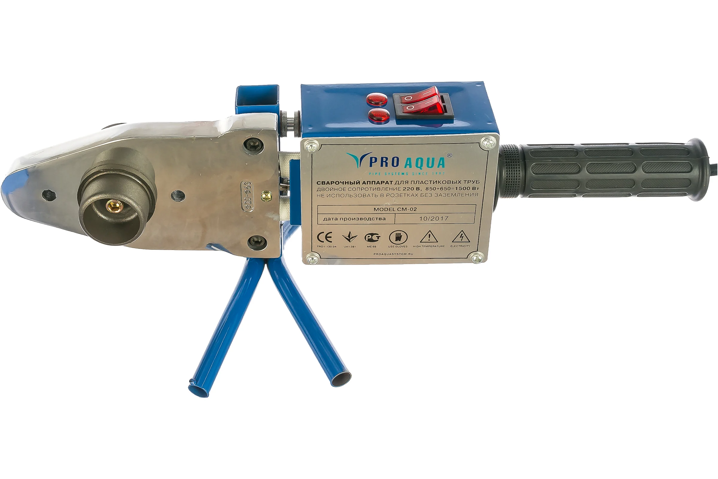 Комплект сварочного оборудования PRO AQUA TOOLS PP-R эконом 1500 Вт CM-02b