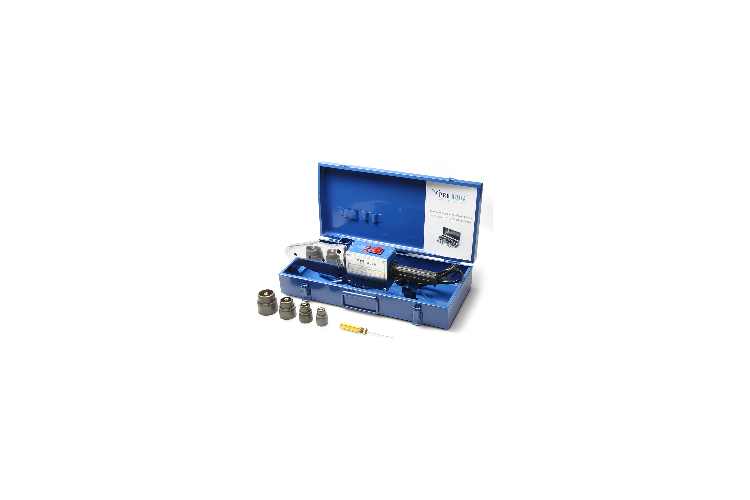 Комплект сварочного оборудования PRO AQUA TOOLS PP-R эконом 1500 Вт CM-02b