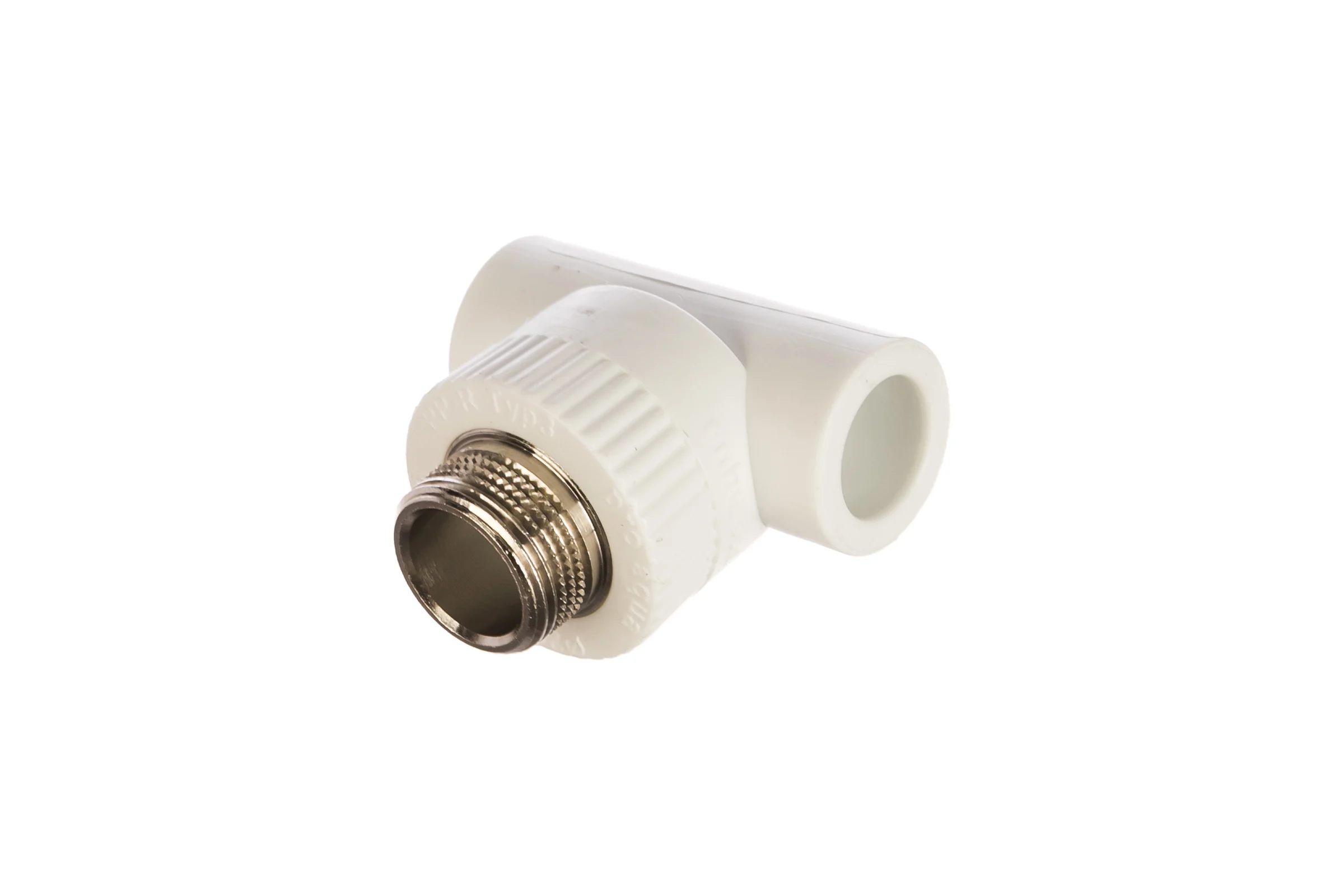Комбинированный тройник PRO AQUA PP-R НР белый 20 мм 3/4" PA25010Pb