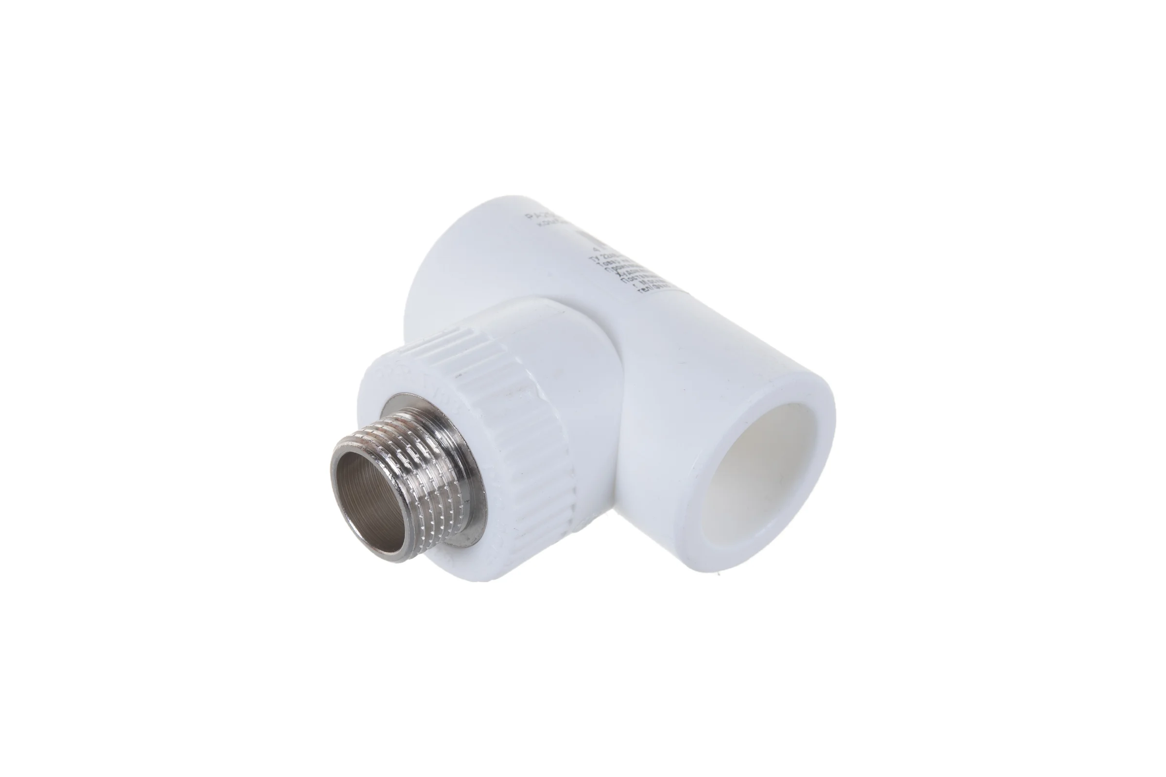 Комбинированный тройник PRO AQUA PP-R НР белый 25 мм 1/2" PA25012Pb