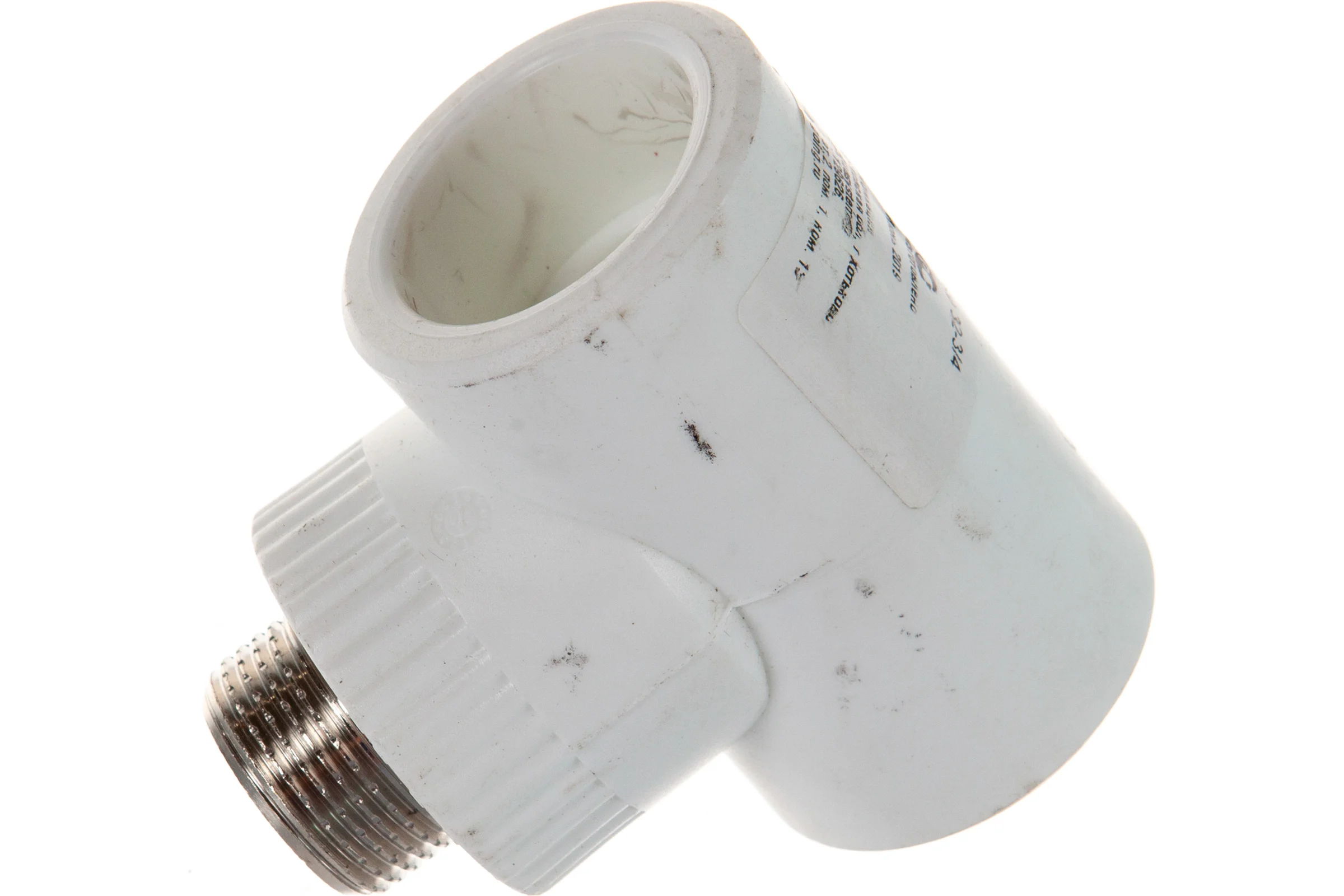 Комбинированный тройник PRO AQUA PP-R НР белый 32 мм 3/4" PA25016Pb