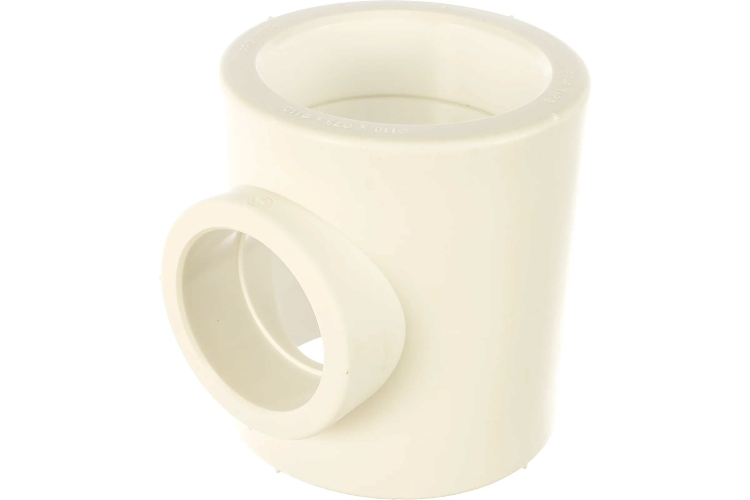 Переходной тройник PRO AQUA PP-R белый 110-75-110 мм PA14598Pb
