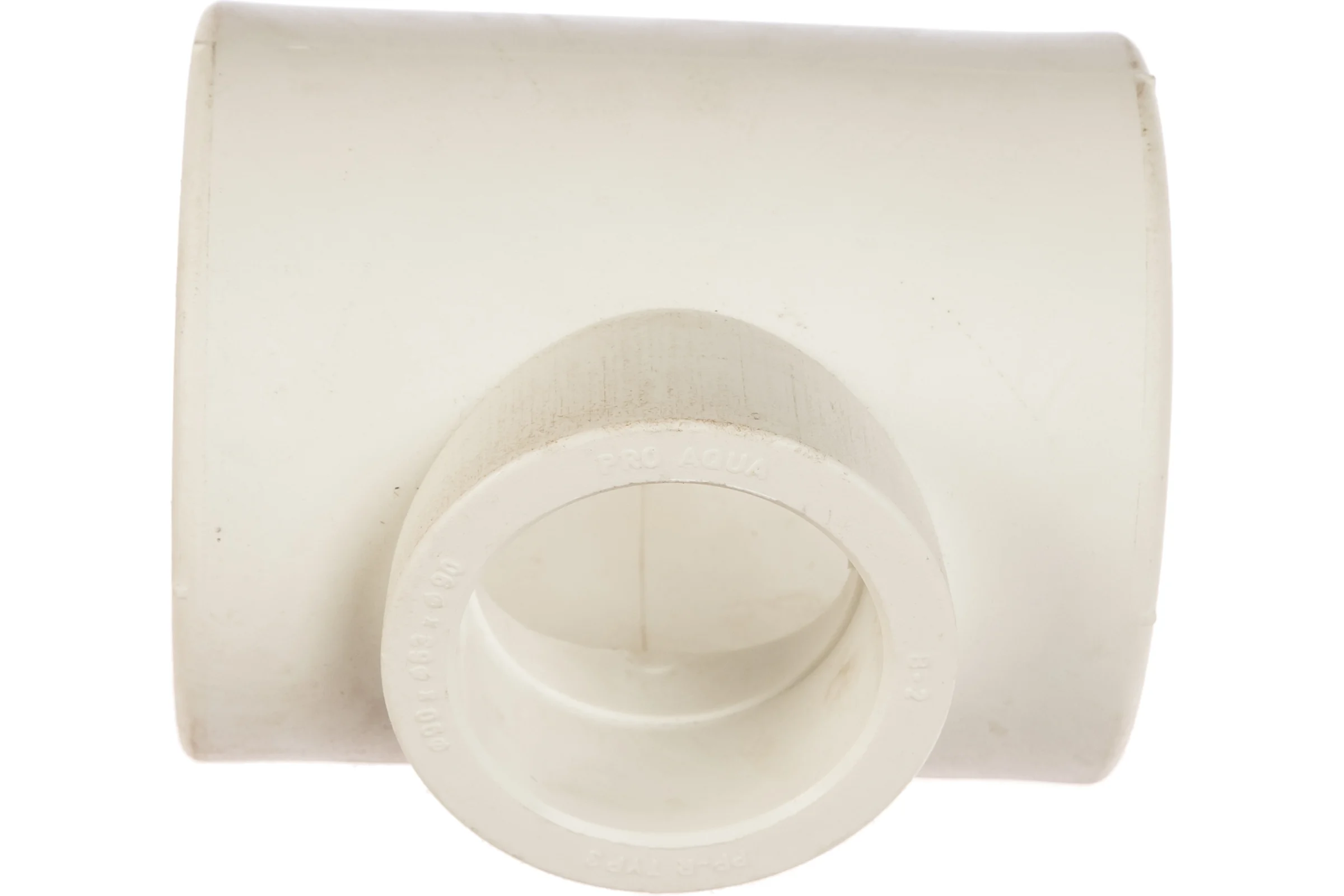 Переходной тройник PRO AQUA PP-R белый 90-63-90 мм PA14582b