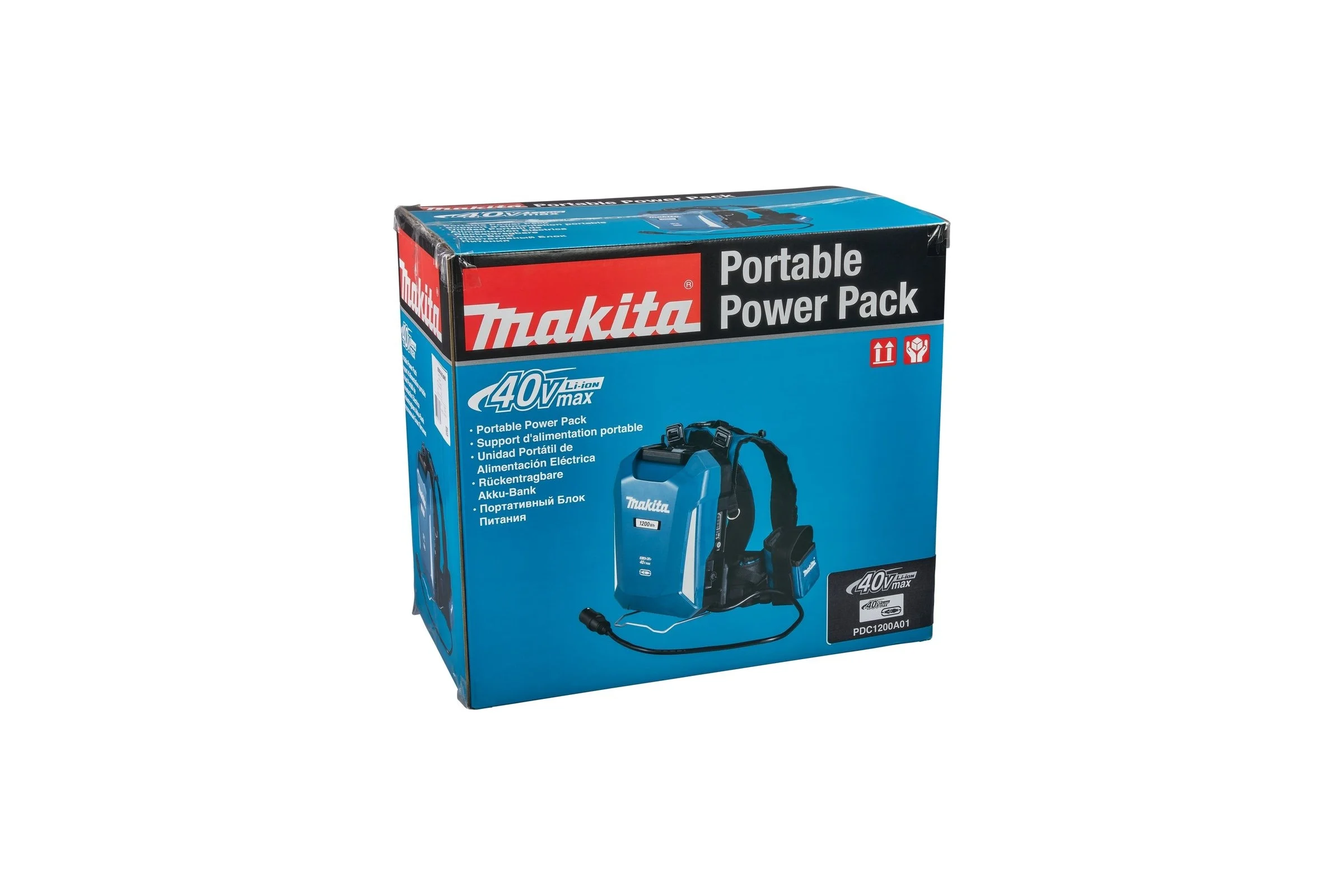 Ранцевый аккумулятор PDC1200, 33.5 Ач, 1206 ВтЧ, LXT 36В, XGT, PDC Makita RUAPDC1200A01