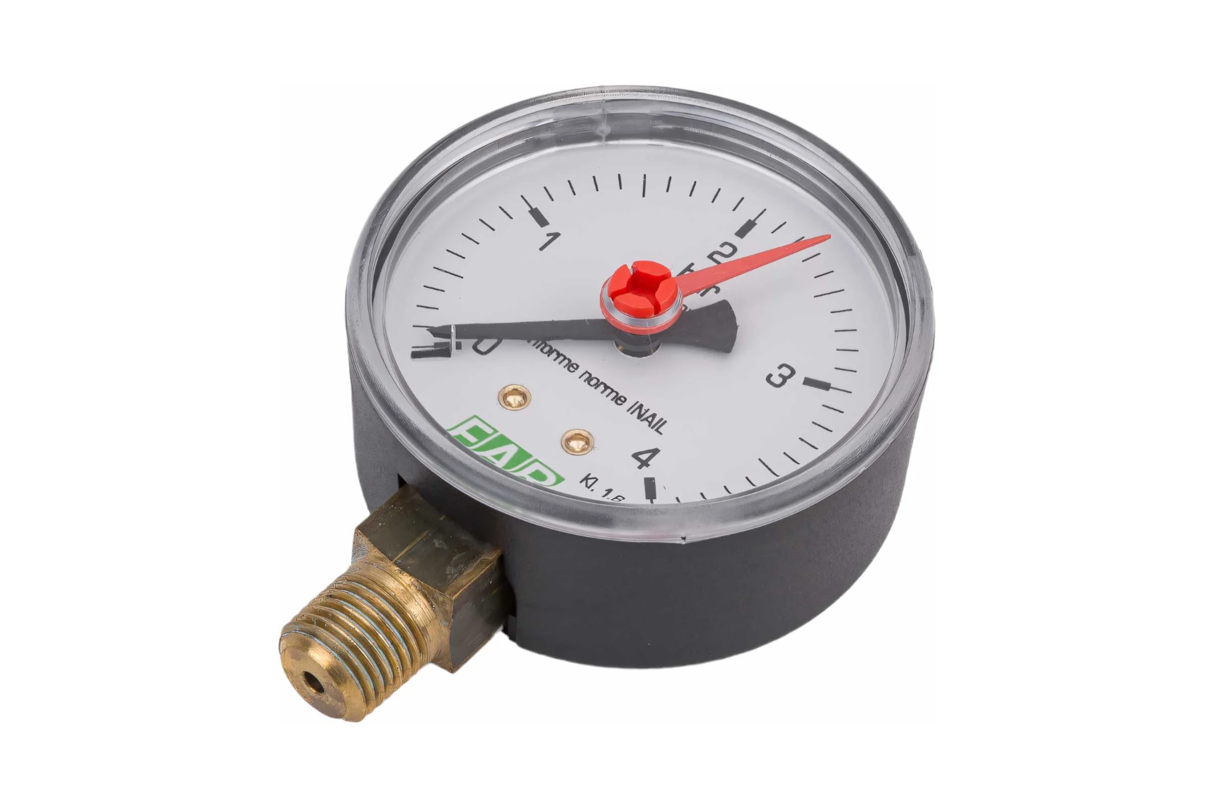Манометр FAR 1/4", 0-4 бар, - 20-80 C, O 63 мм FA 2500 R04