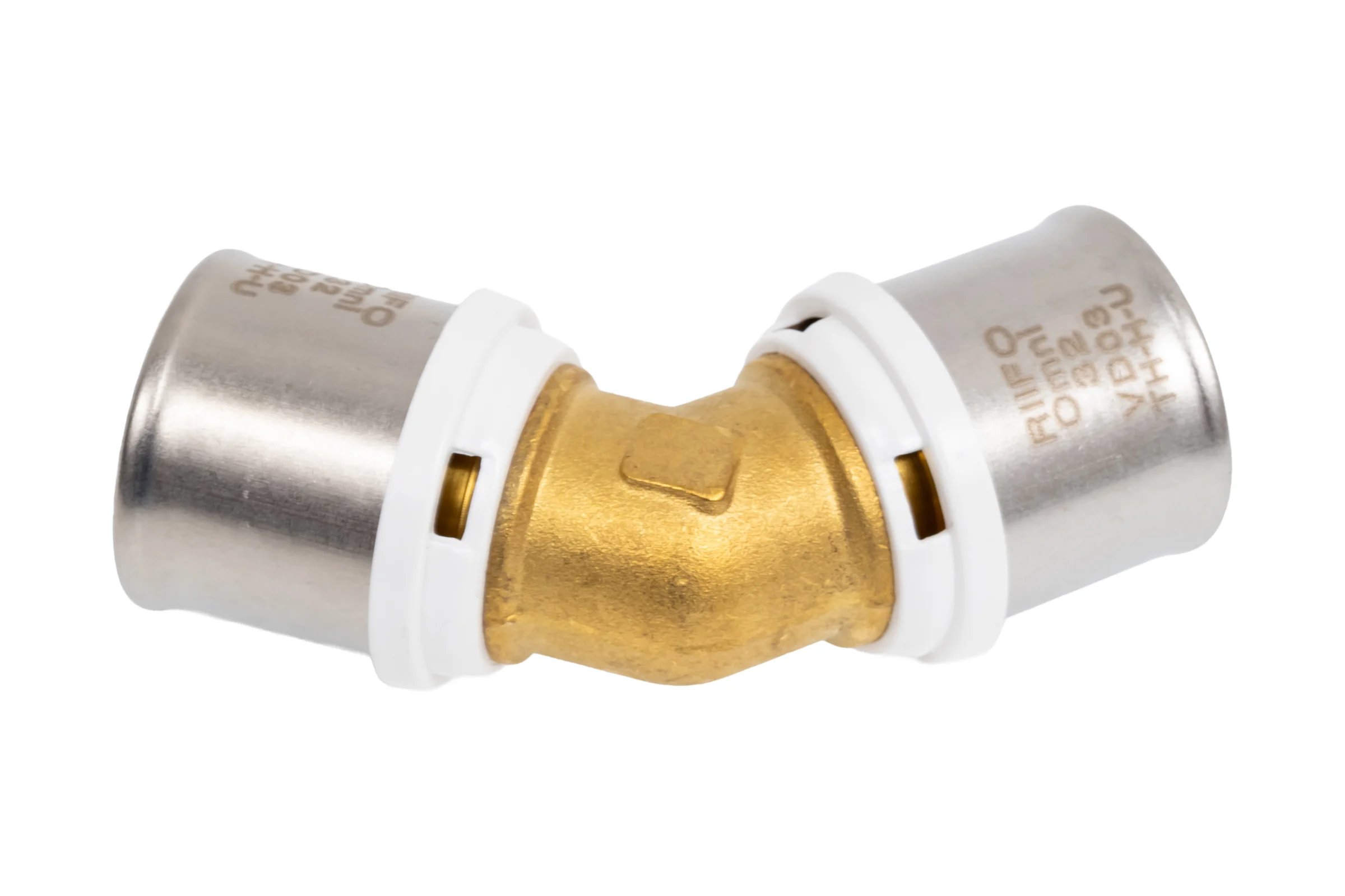 Угольник RIIFO Omni пресс латунь 45 32-32 (уп 5шт) 1100046411
