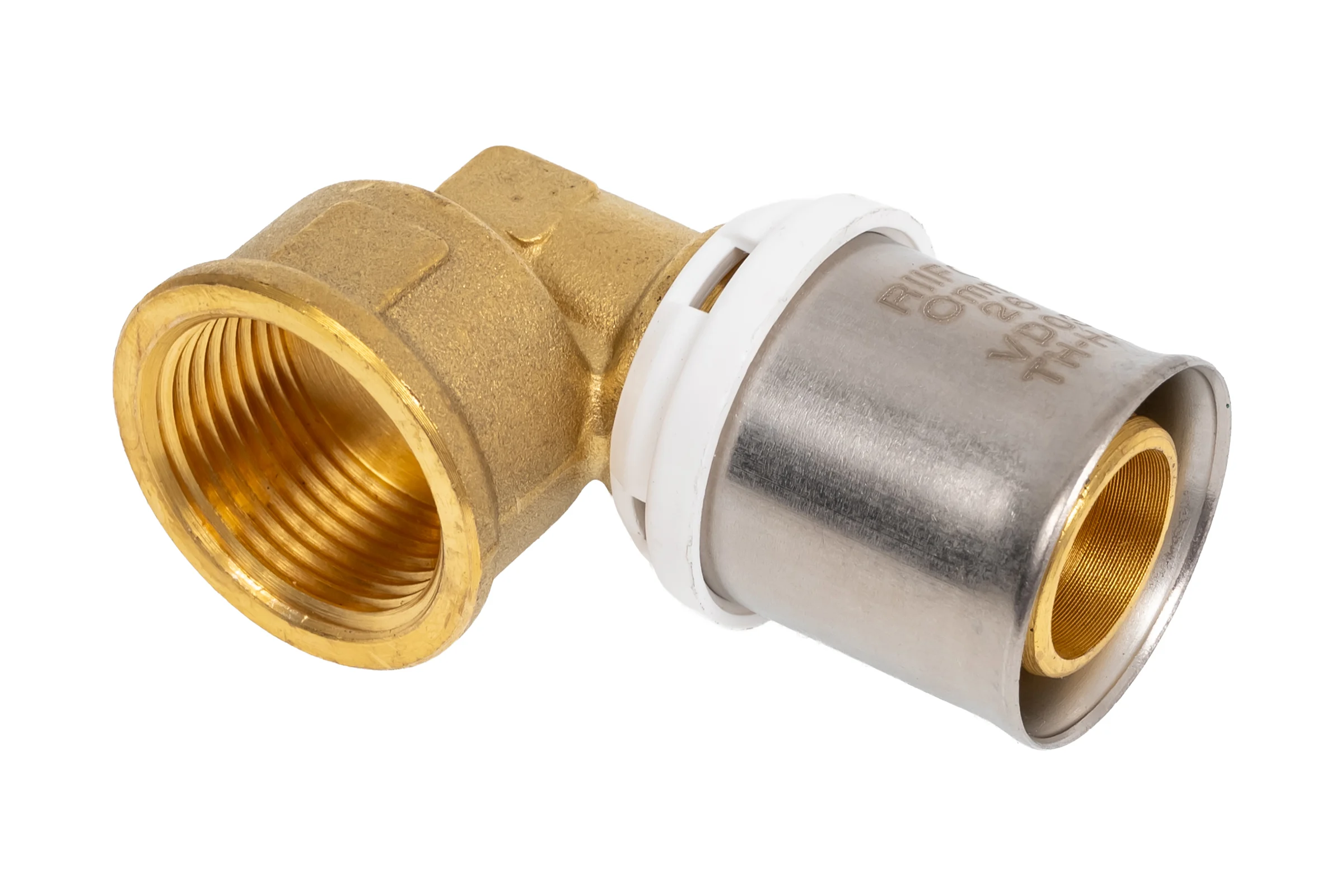 Omni угольник с внутренней резьбой пресс латунь RIIFO 90 26-3/4"ВР 1100045828 (6 шт)