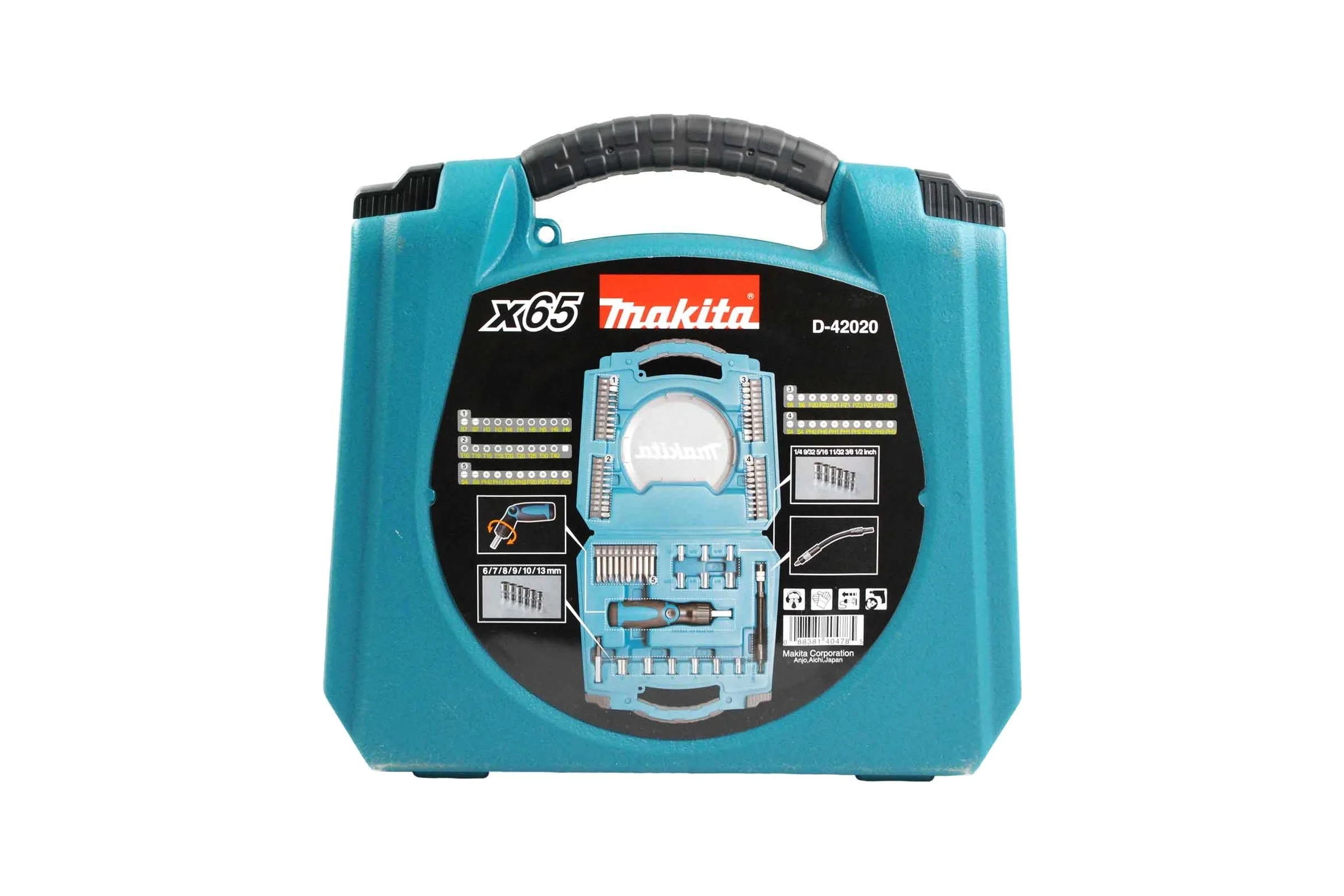 Набор насадок Makita Circle series 65 шт. D-42020
