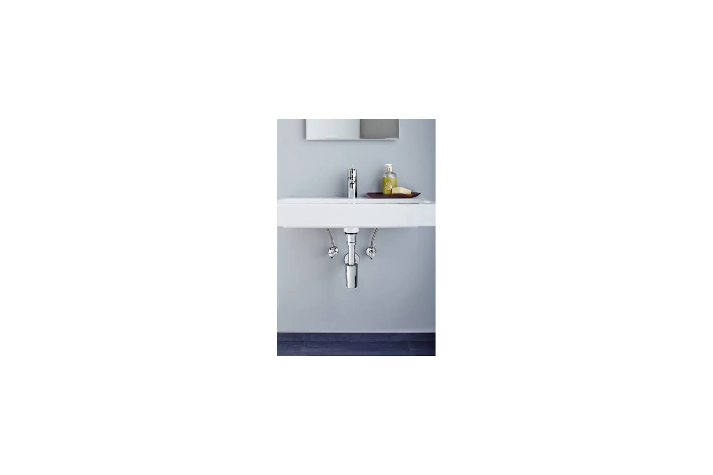Угловой вентиль Grohe 1/2″-3/8″ для подключения смесителей, хром 41263000