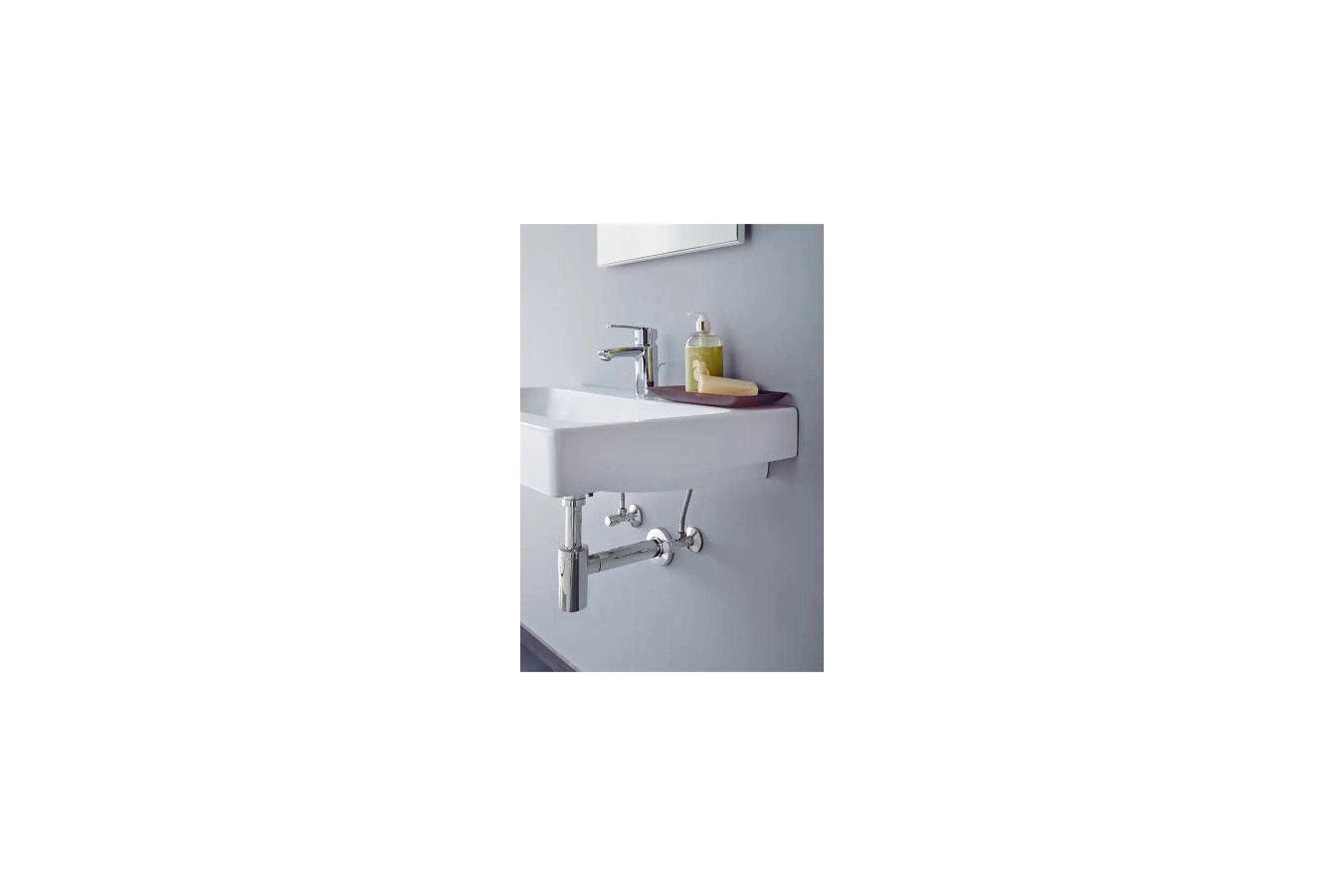 Угловой вентиль Grohe 1/2″-3/8″ для подключения смесителей, хром 41263000