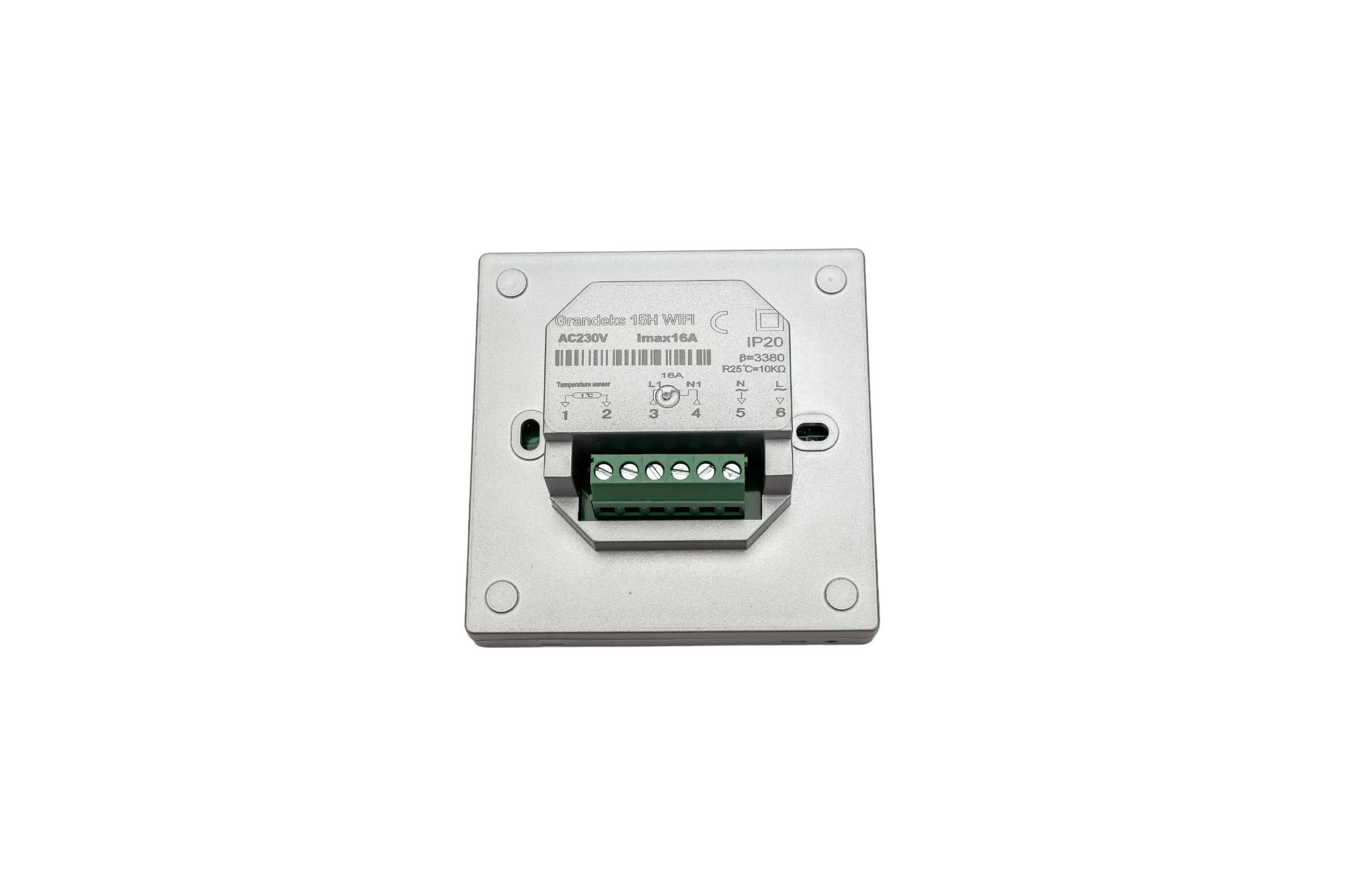 Терморегулятор Grandeks 15H WI-FI Silver 5244