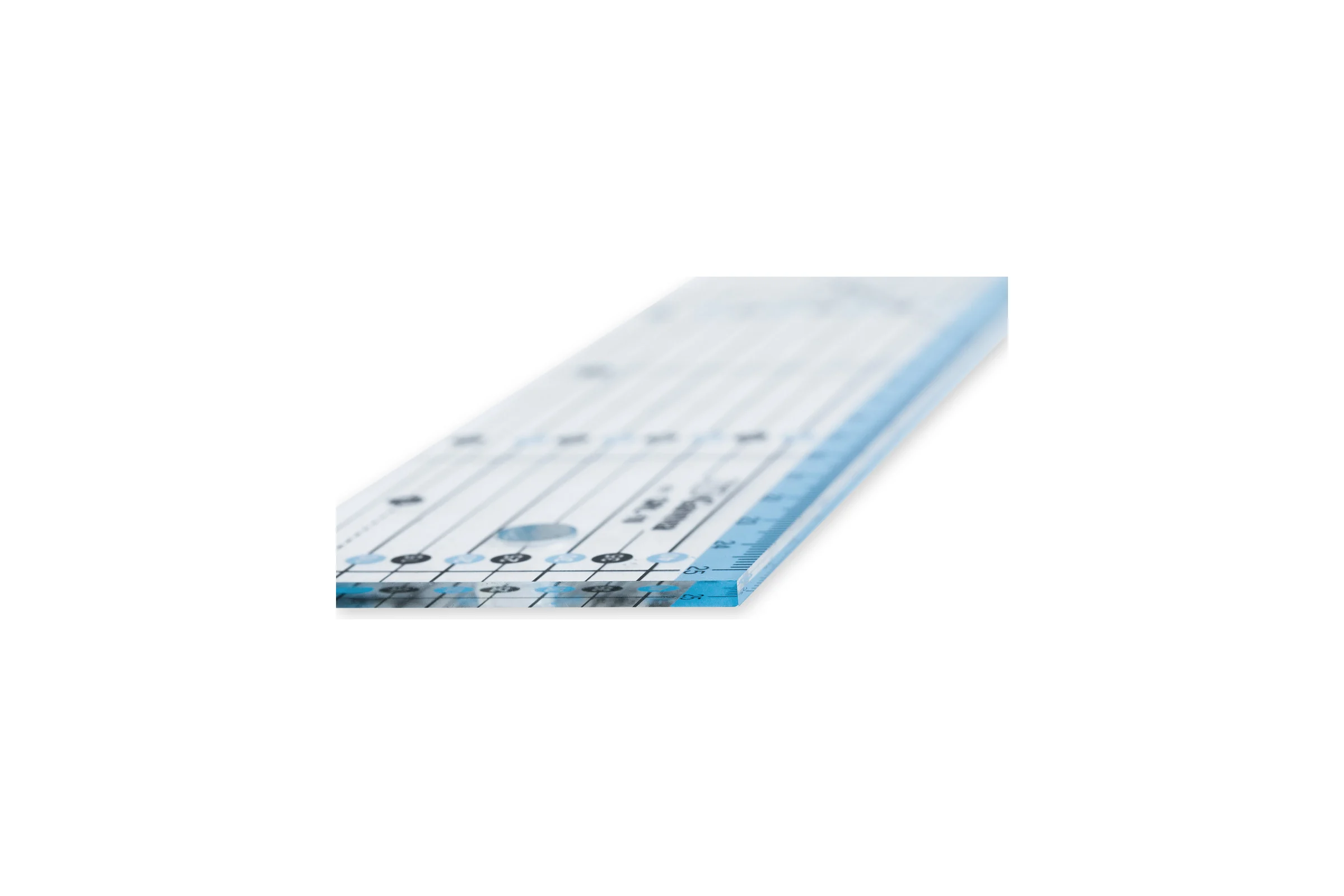 Линейка для пэчворка Gamma QRL-10 25х5 см, пластик 632440