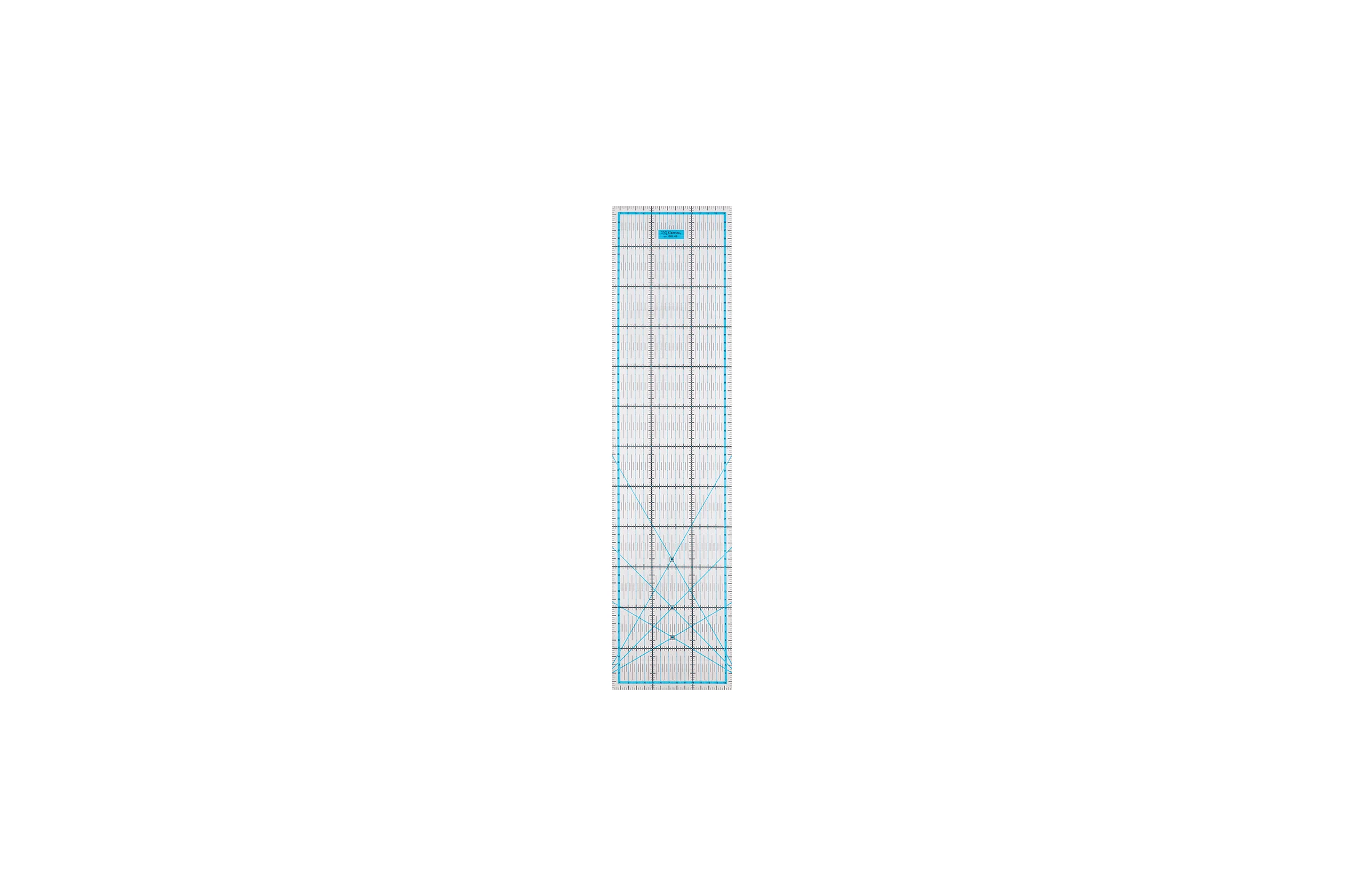 Линейка для пэчворка Gamma 15х60 см, пластик QRL-05 389495