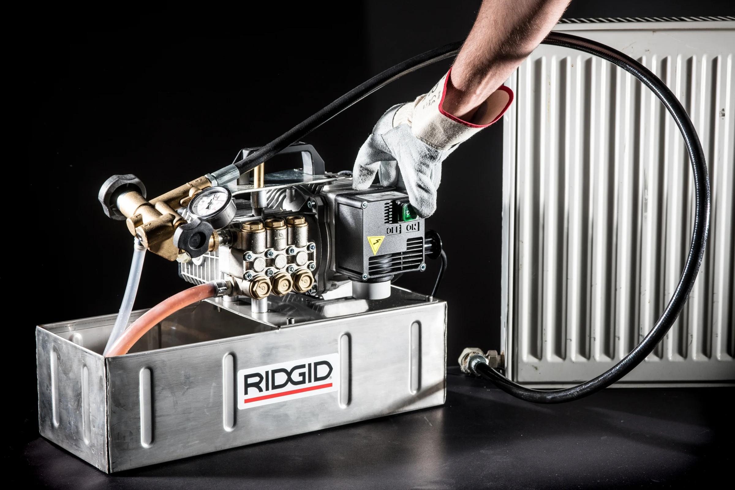 Электрический опрессовщик RIDGID 1460E 230V- 60 BAR 33591