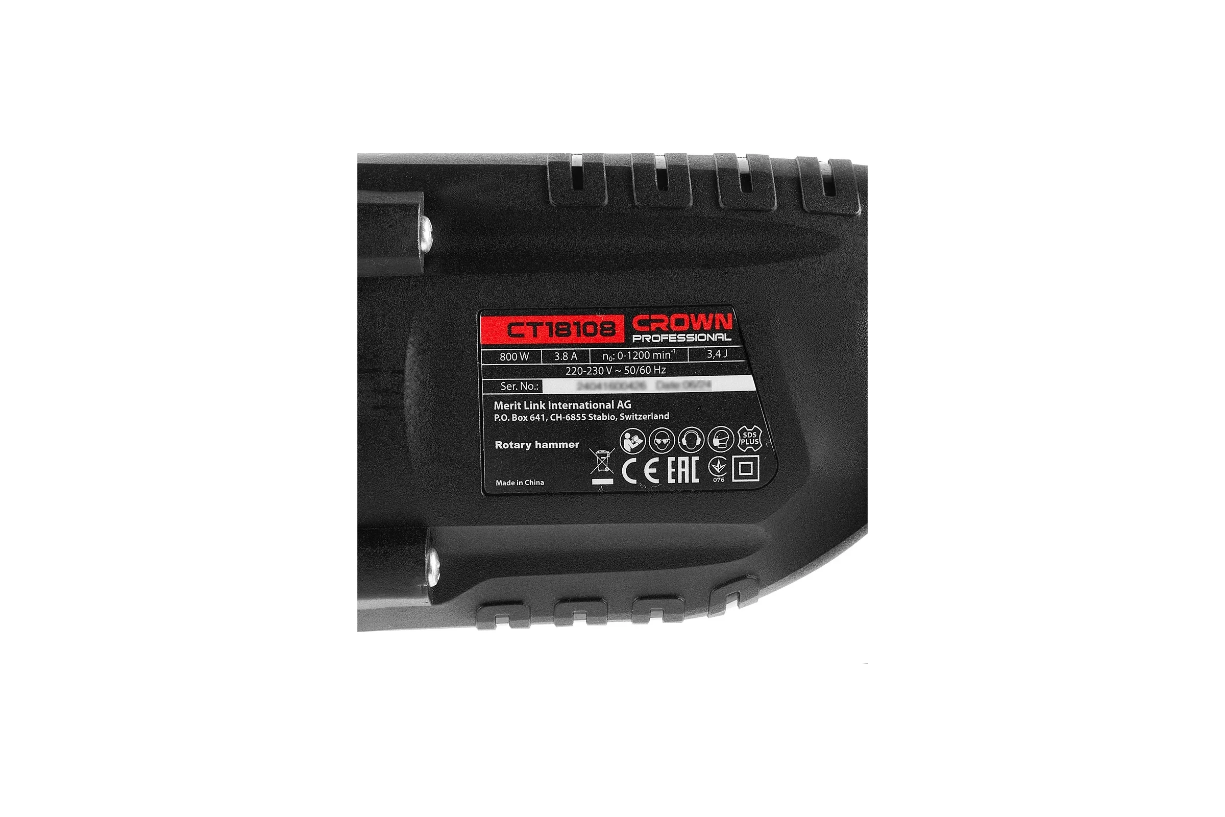 Перфоратор CROWN CT18108 BMC
