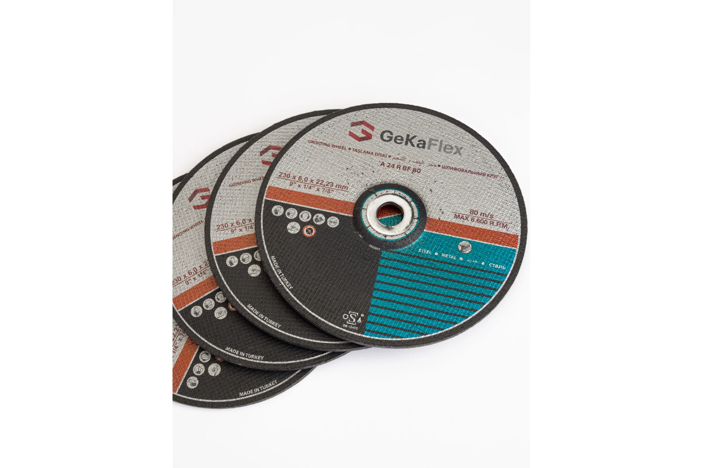 Диск шлифовальный 230x6х22 мм, 40 шт Flex Geka 402300622