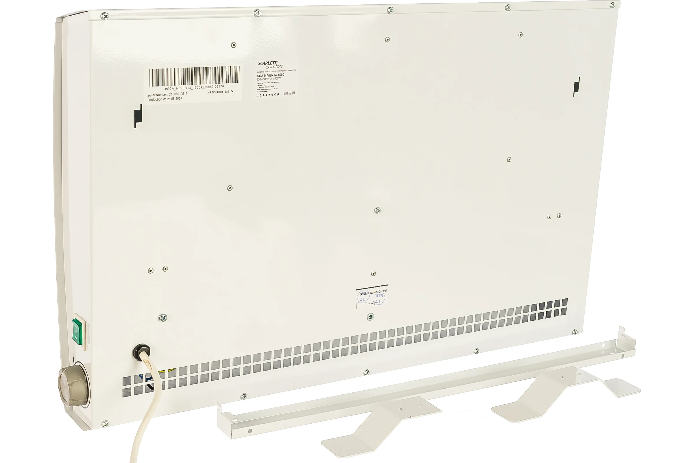 Конвектор Scarlett SCA H VER14 1500