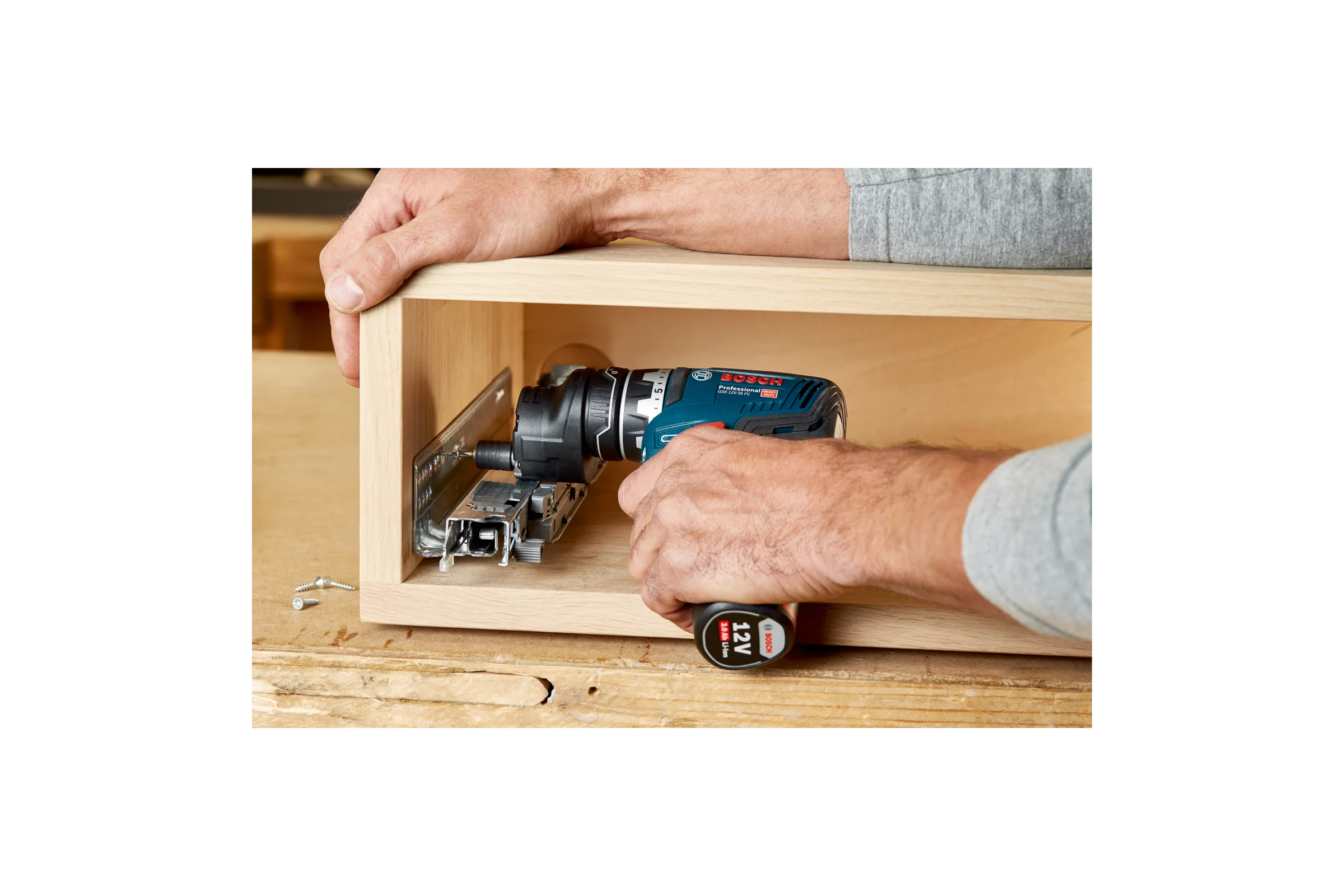 Аккумуляторный шуруповерт Bosch GSR 12V-35 FC Solo (без акк. и ЗУ) 06019H3002