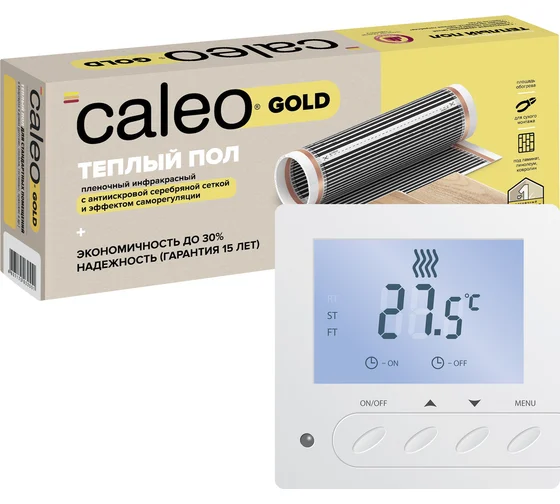 Комплект теплого пола Caleo gold 230-0,5-6,0 c терморегулятором sm731 0К-00000973