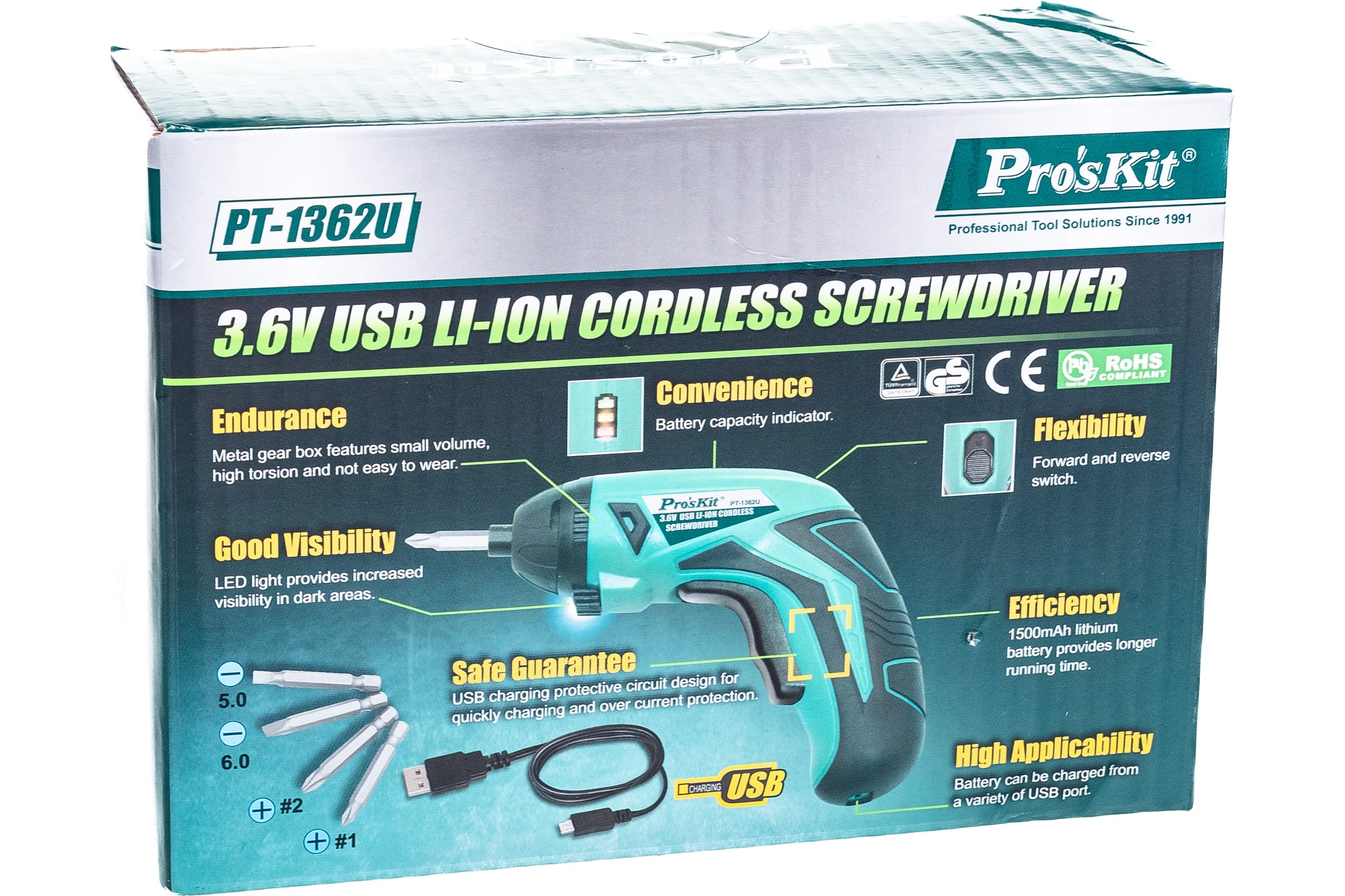 Шуруповерт Pro'sKit ProsKit PT-1362U 00324093