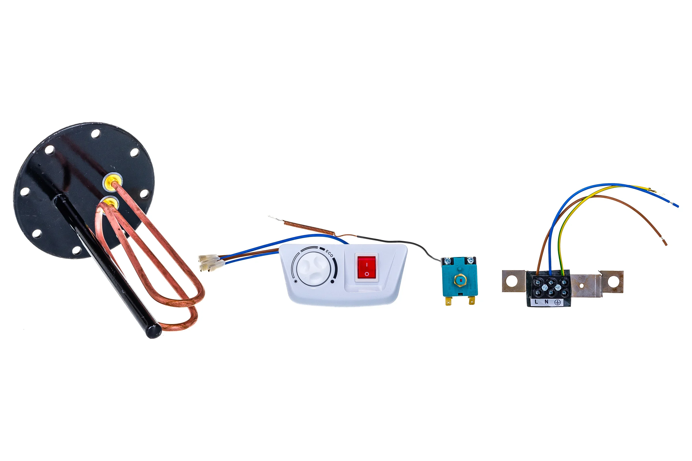 Тэн 3 кВт комплект KIT (фланец+тэн+термостат+контроллер) Parpol 999003
