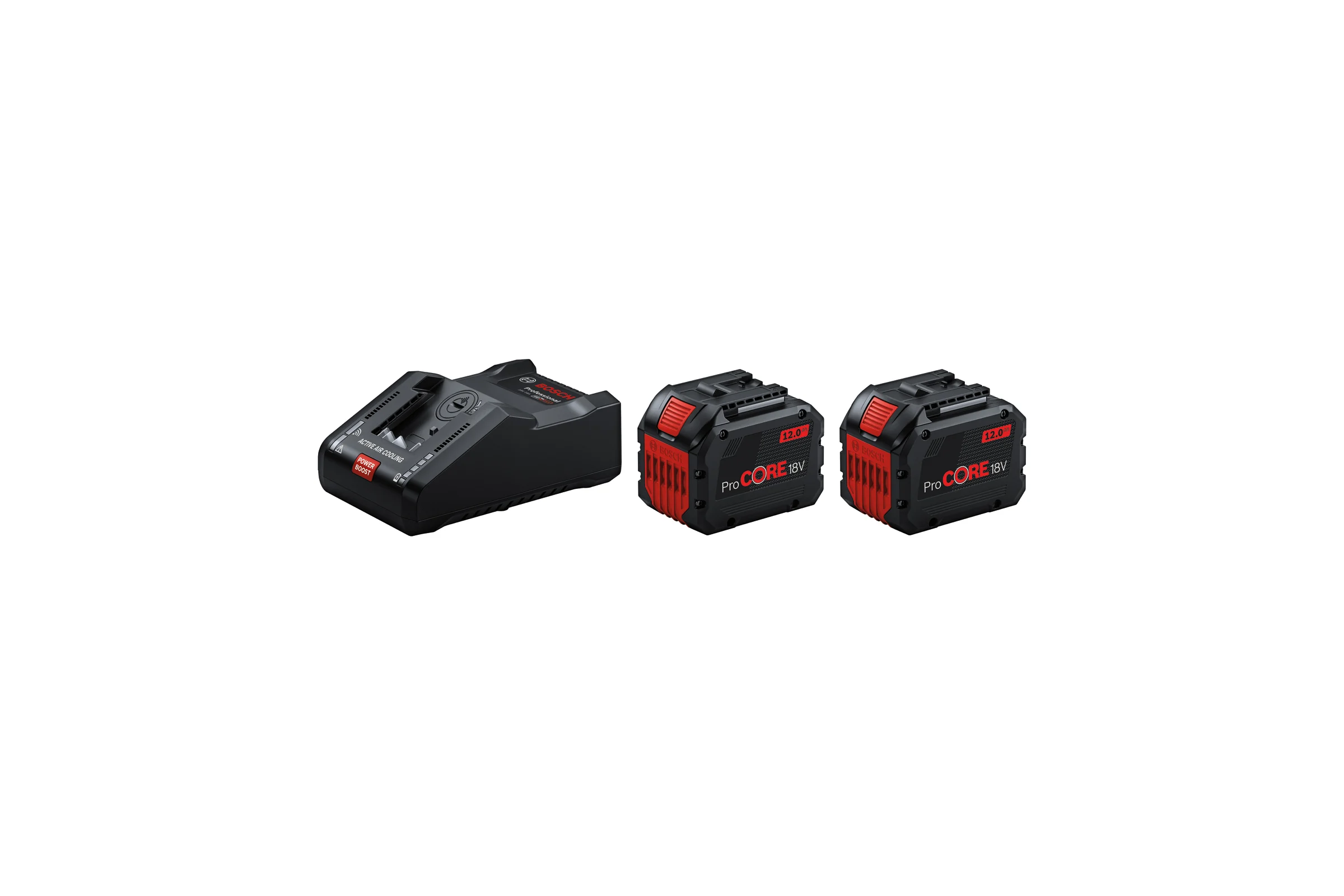Аккумулятор ProCORE 18В, 12Ач - 2 шт, зарядное устройство GAL 18V-160 C Bosch 1600A016GY