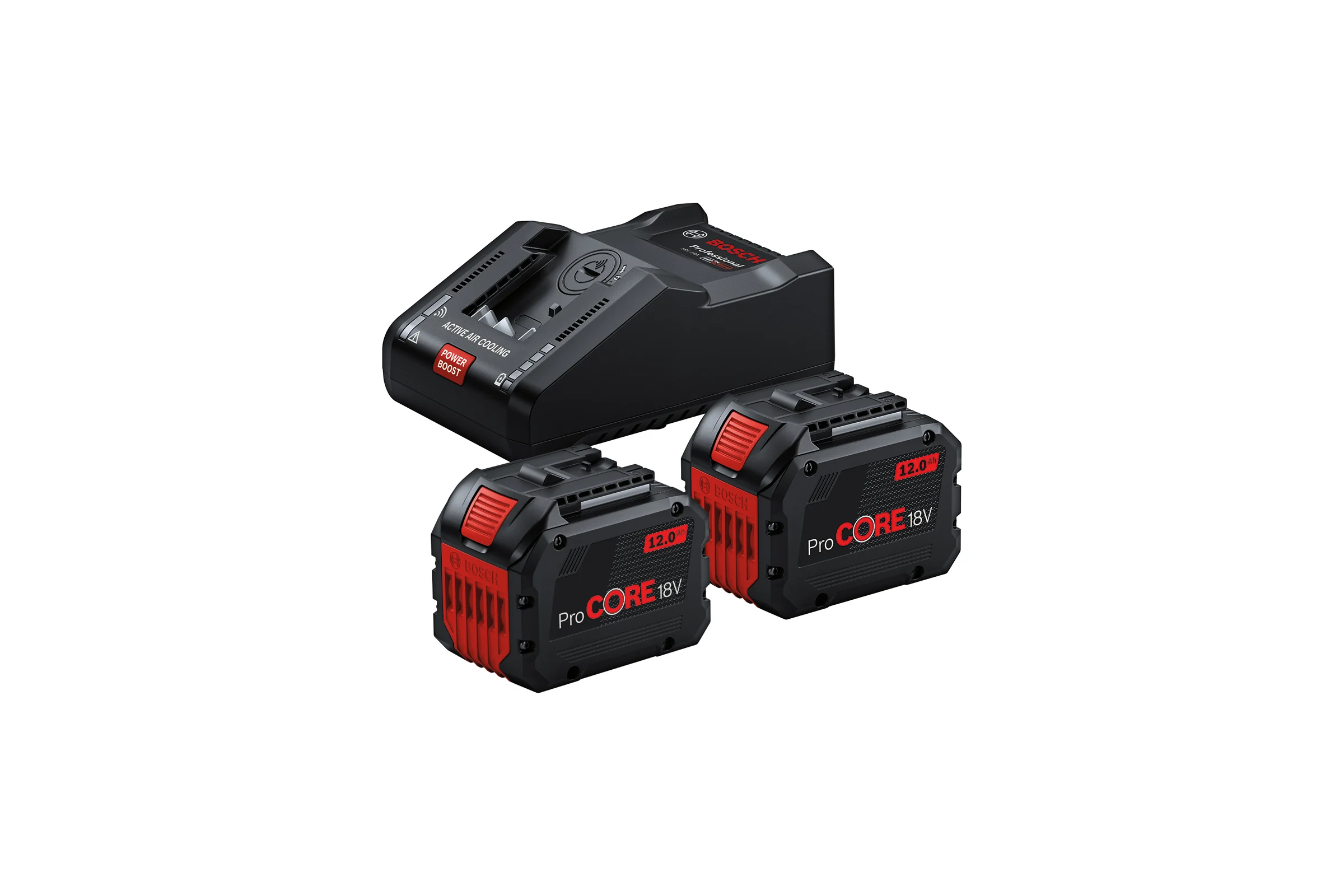 Аккумулятор ProCORE 18В, 12Ач - 2 шт, зарядное устройство GAL 18V-160 C Bosch 1600A016GY