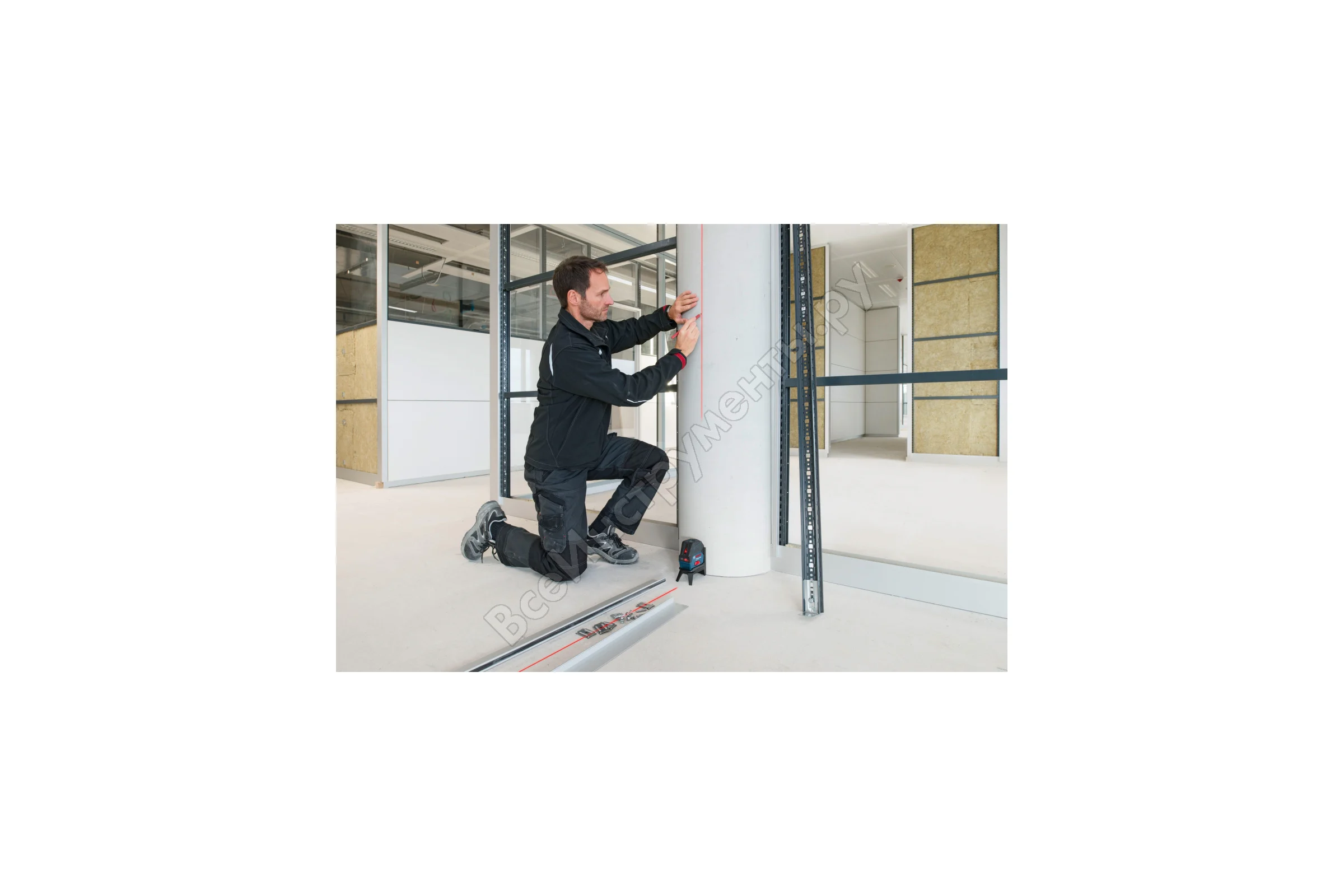 Комбинированный лазерный нивелир Bosch GCL 2-50 + RM1 + BM3 + LR6 + кейс 0.601.066.F01